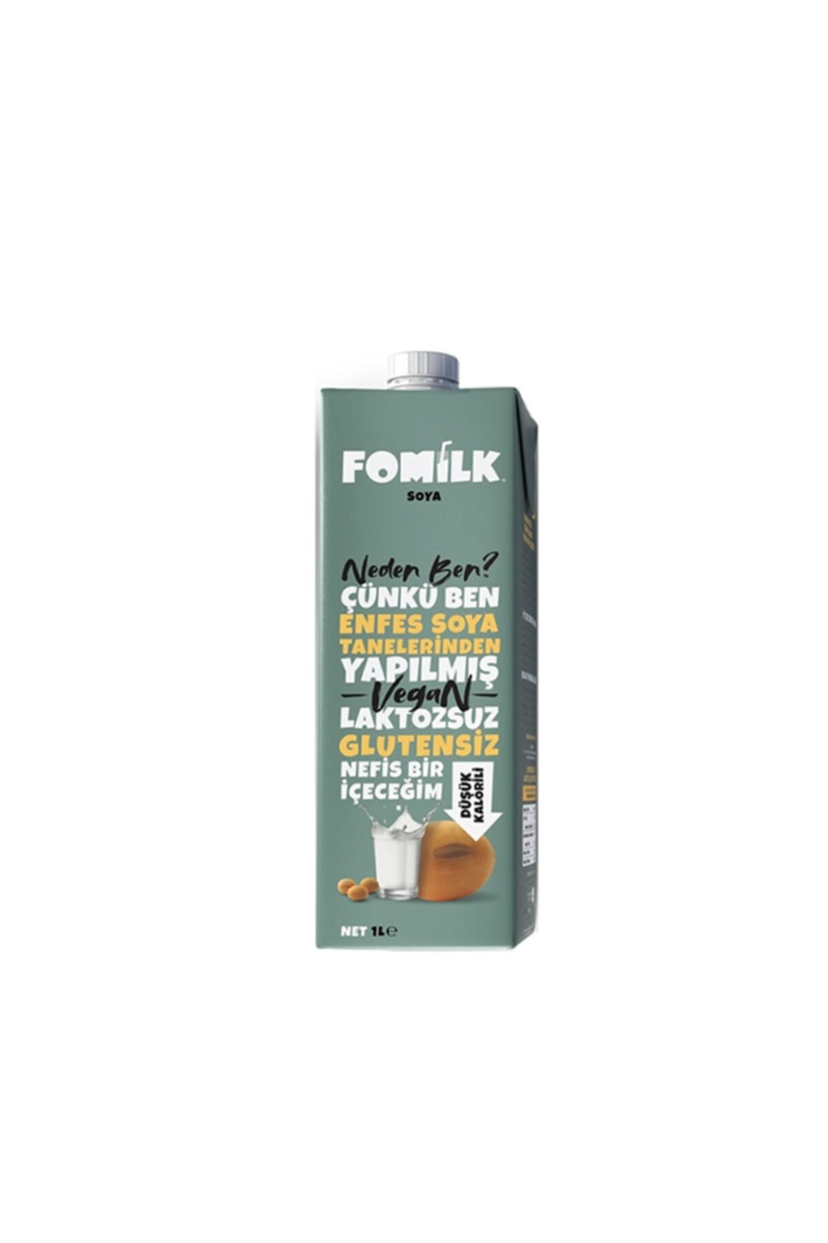 Fomilk Soya Sütü 1 lt  3 Adet