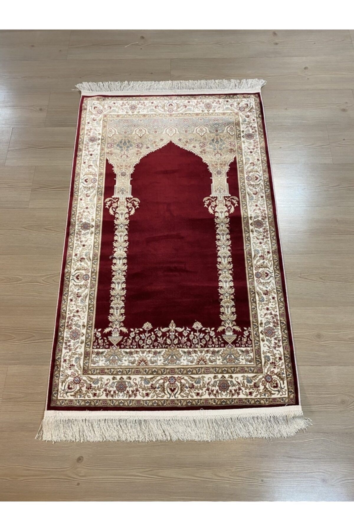 ipek hali bordo ipek parlak ozel tezgah namazla seccade fiyati yorumlari trendyol