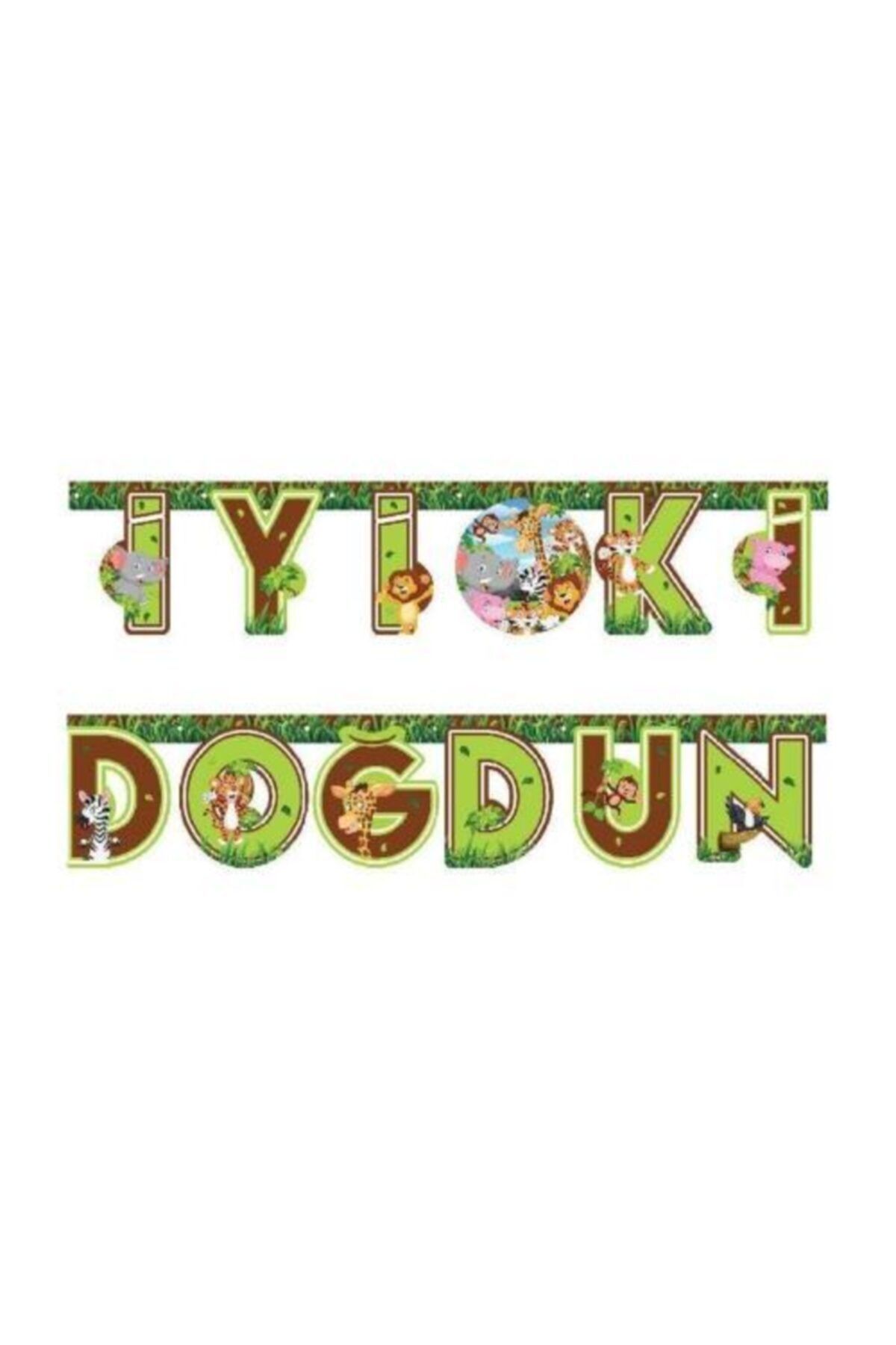 Fixman Mercanavm Safari Temalı Iyiki Doğdun Banner