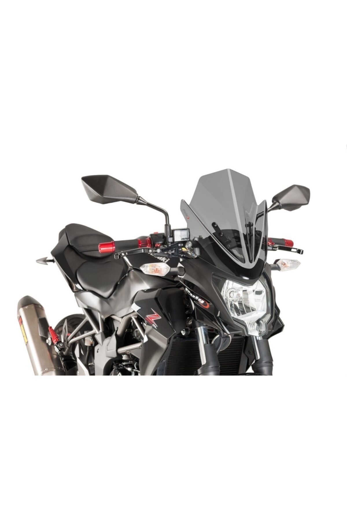 Puig 7656f New Generation Kawasaki Z250s Koyu Füme Ön Cam