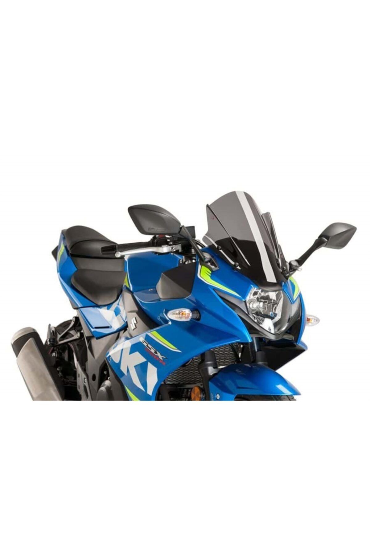 Puig 9722f Suzuki Gsx-r250 Siyah Racing Ön Cam