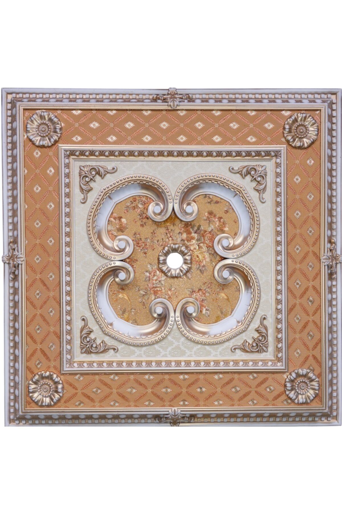 Decomanya Bronz Kare Saray Tavan Göbeği 90*90 Cm