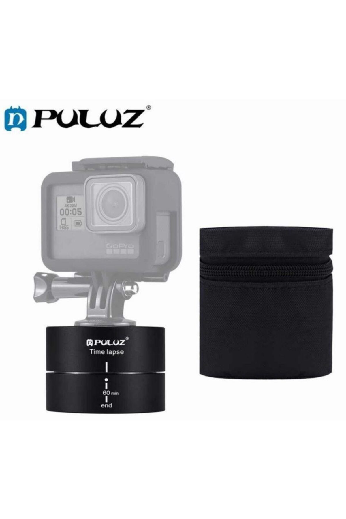 dj plus Puluz 60 Dakika Time Lapse 360° Dönme Panoramik Görüntü Tripod Kafa Adaptörü