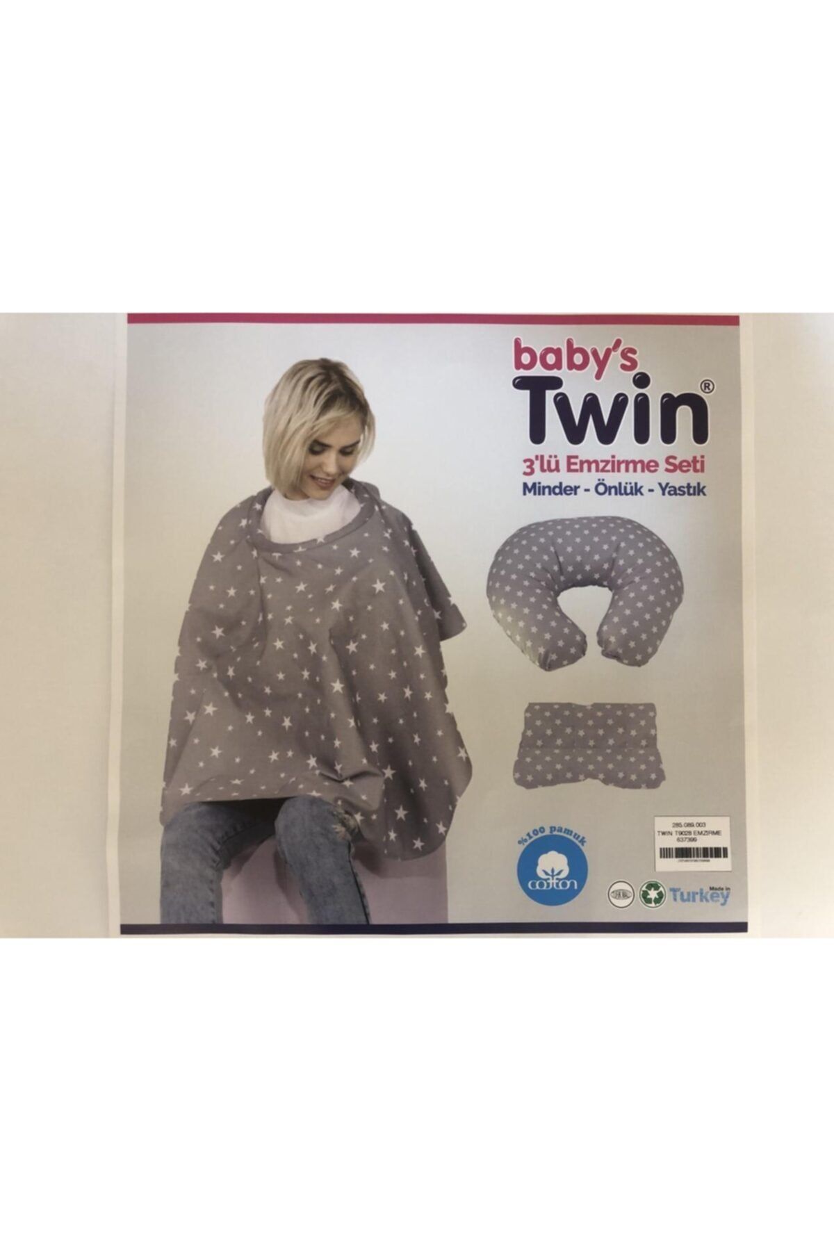 BABY'S TWİN T9028 3'lü Emzirme Seti (mavi)