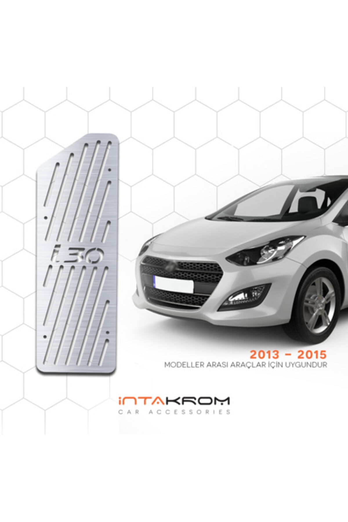 İntachrom Hyundai I30 Krom Ayak Dinlendirme Pedalı - 2013 - 2015