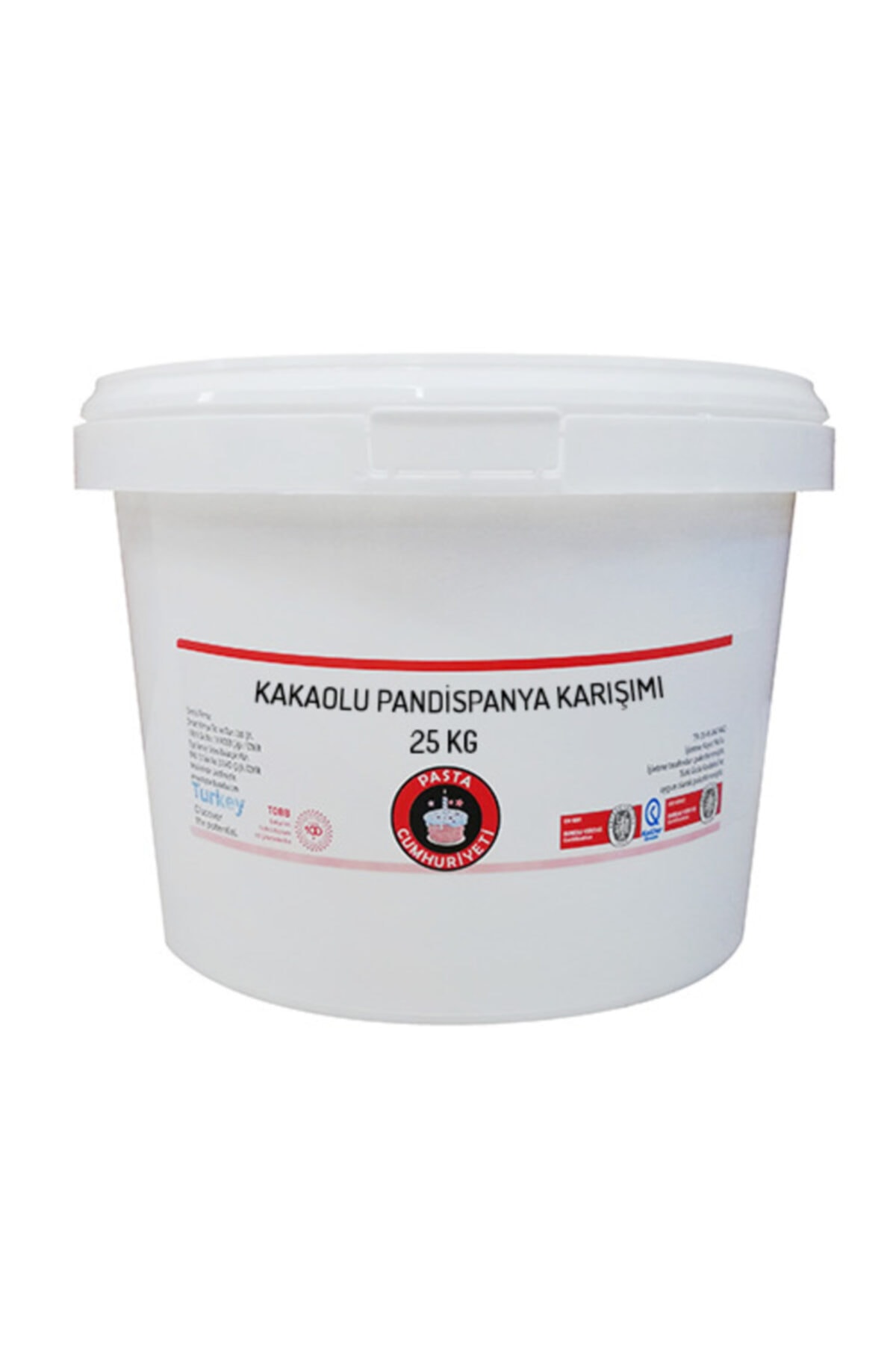 pasta cumhuriyeti Kakaolu Pandispanya Için Toz Karışım 25 Kg
