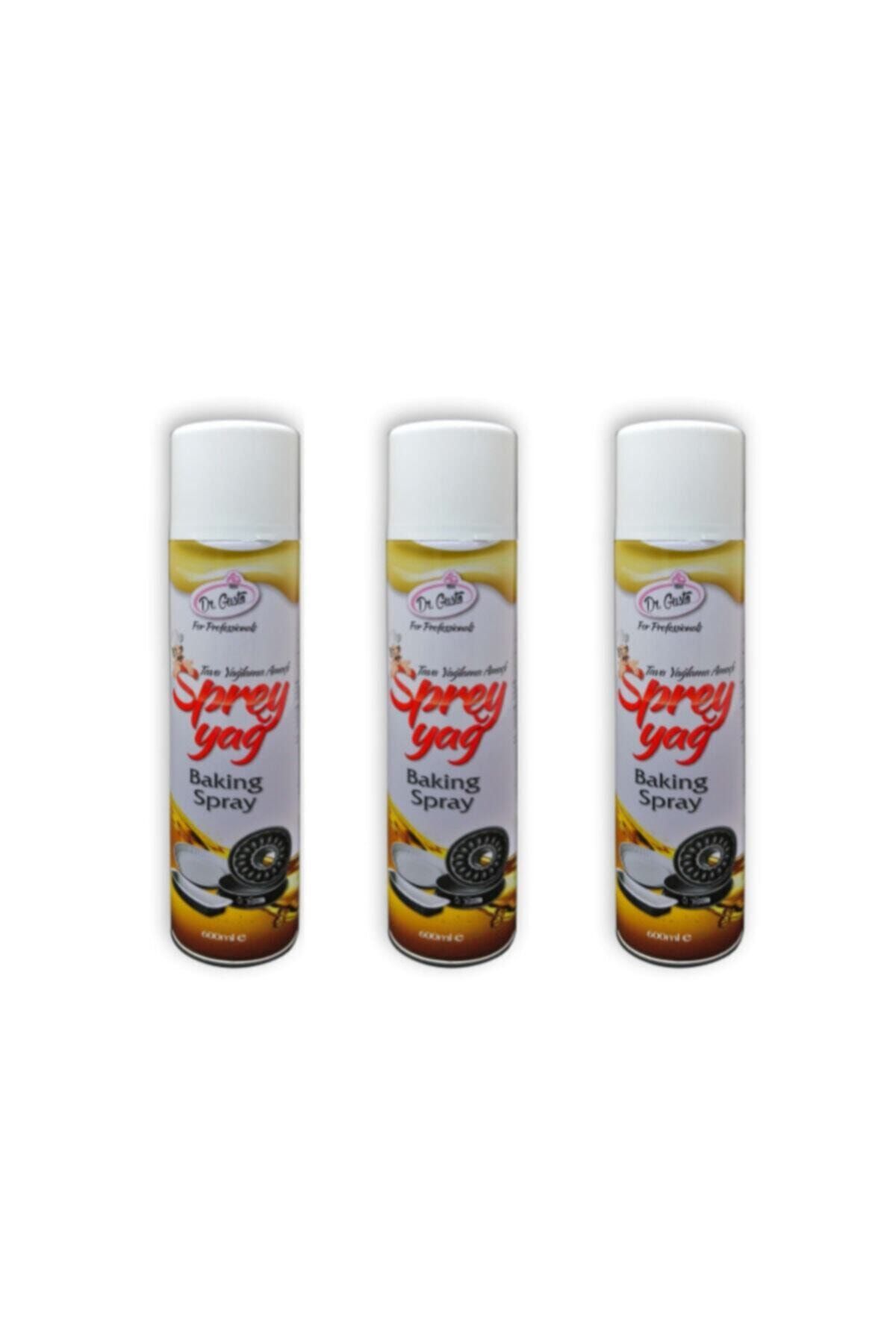 Dr. Gusto Dr Gusto Sprey Tava Yağı 3 Adet (3x600 Ml)