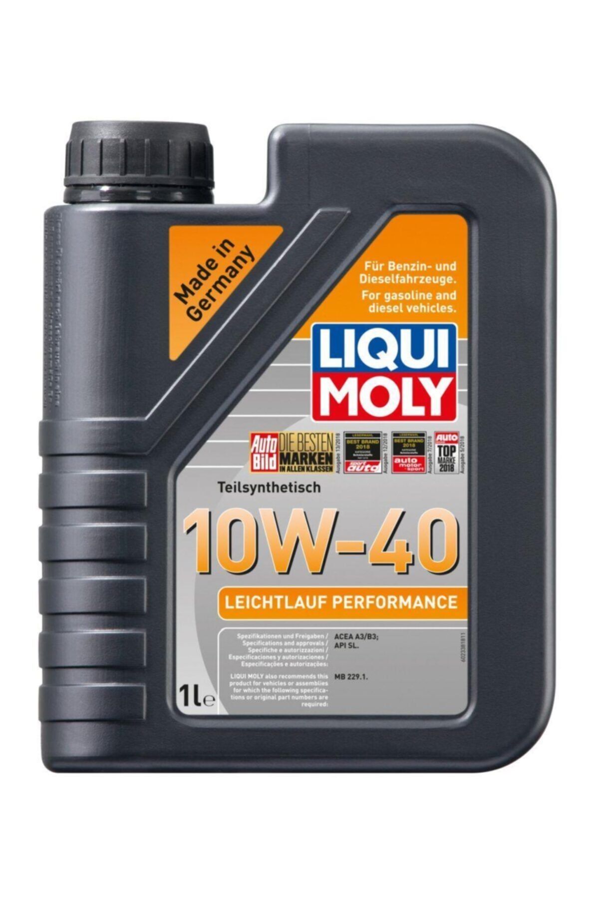 Liqui Moly Leichtlauf Per. 10w40 Yarı Sent. Motor Yağı 1 Lt. 2338