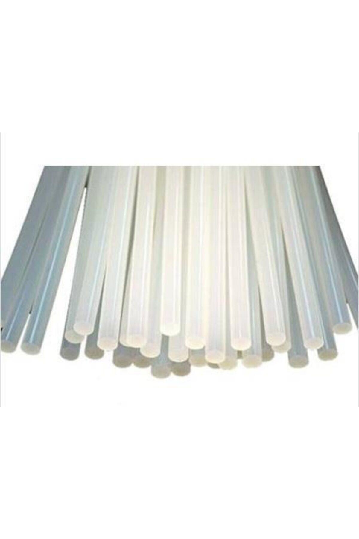 Hanedanev Çubuk Mum Silikon Şeffaf 1 Kg Ince 7,2 X 30 Cm 10w Ve 20w Için