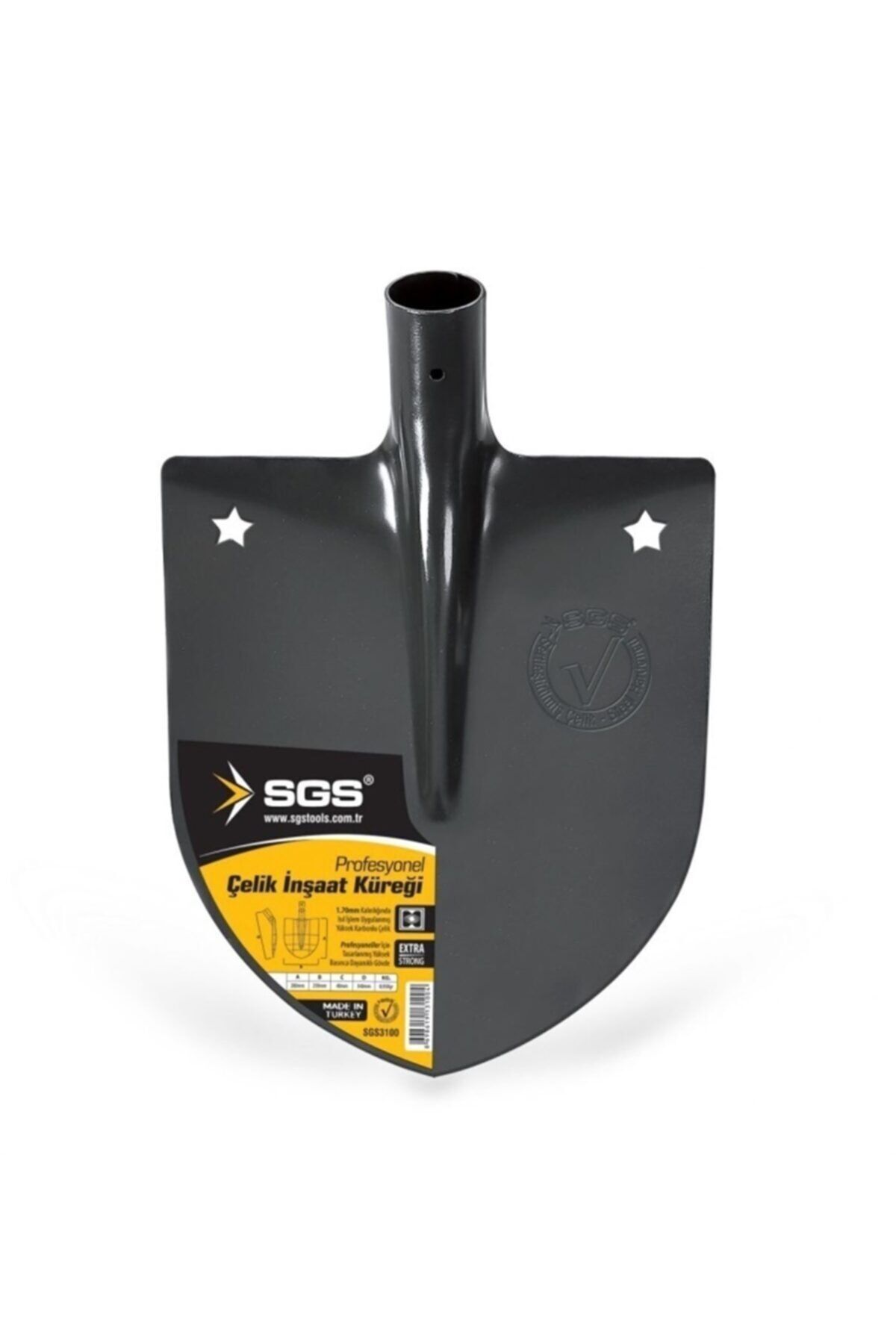 Sgs 3100 Profesyonel Çelik Inşaat Küreği
