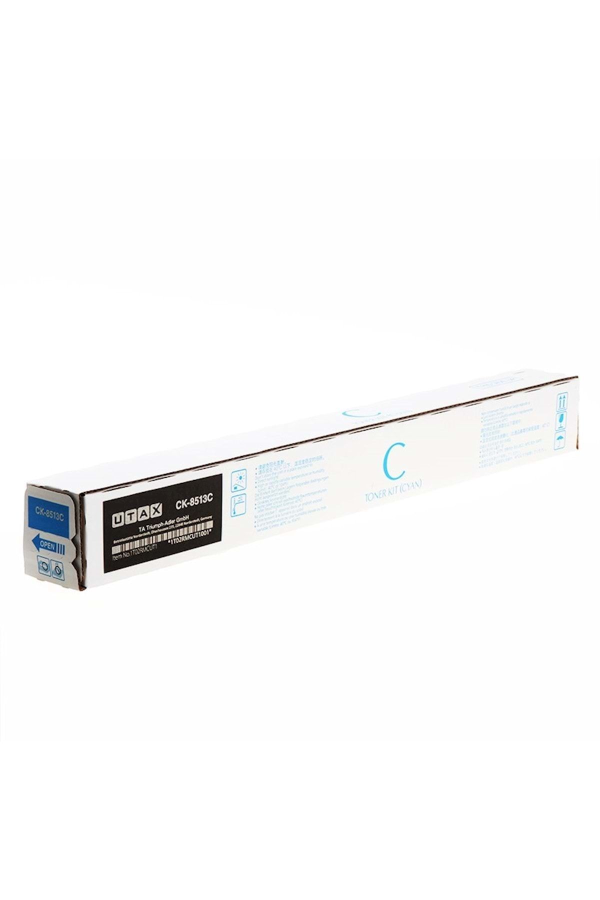 UTAX Ck-8513c 4006ci / 4007ci Mavi Toner Orjinal 20.000 Sayfa 1t02rmcut1