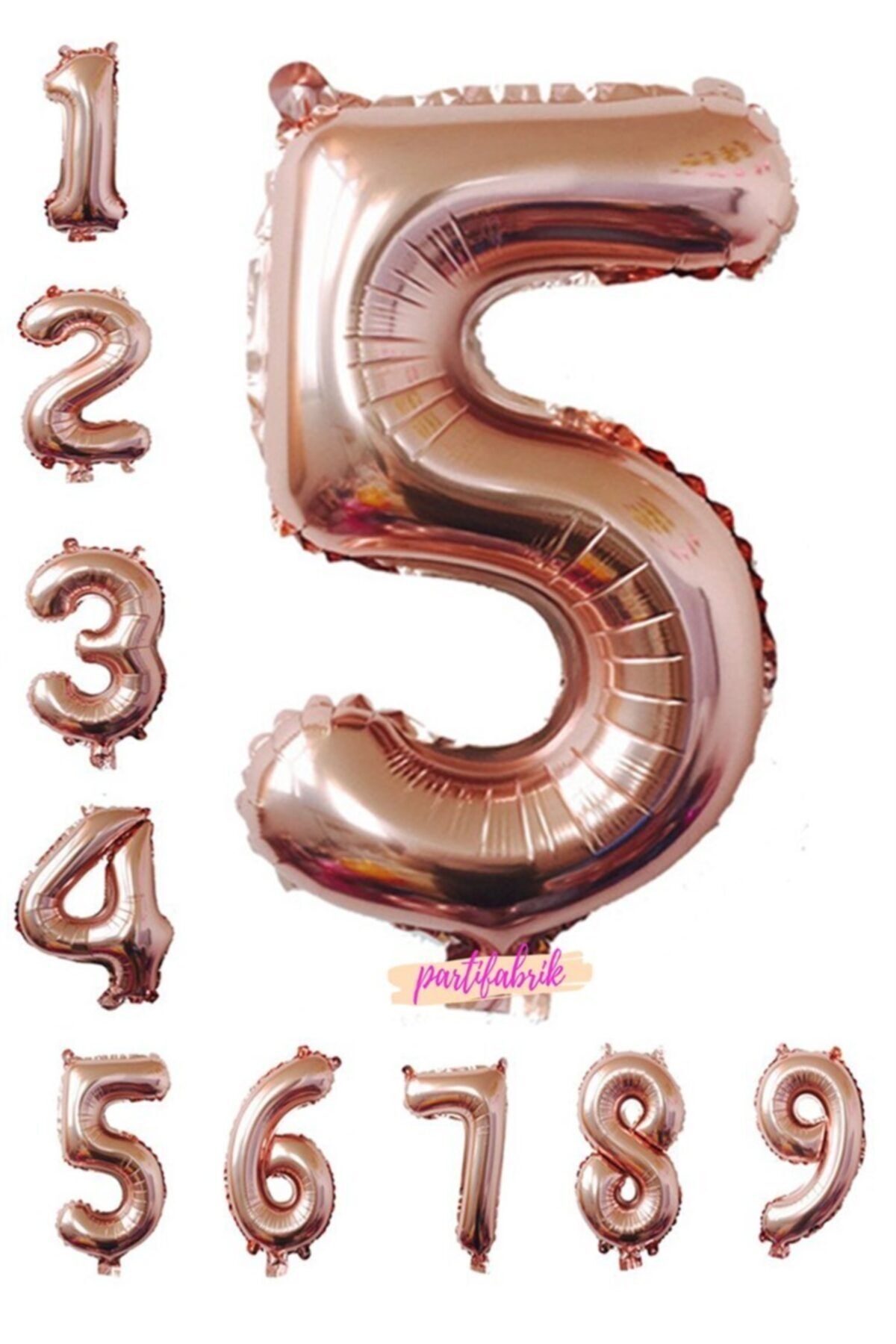 Gold number 5 balloon online
