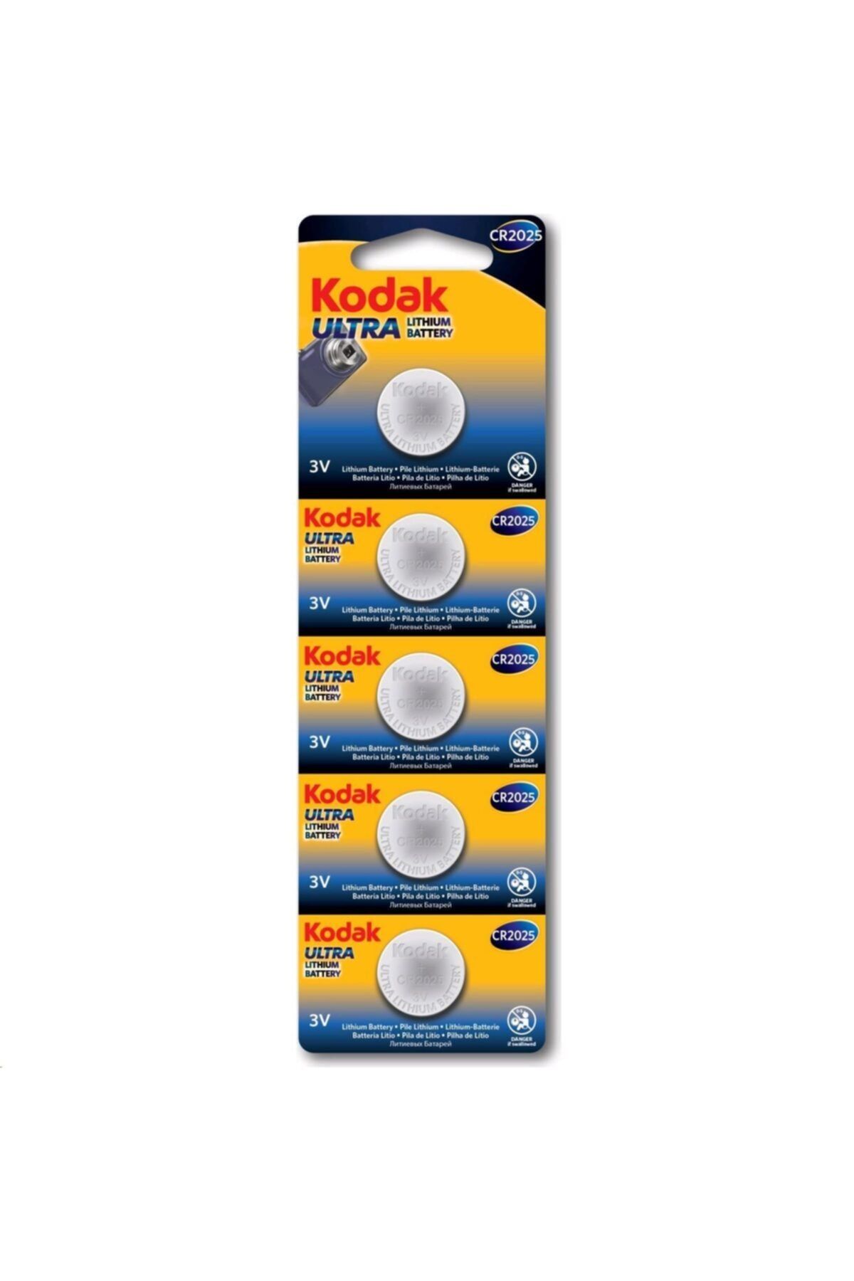 Güntem Kodak Cr2025 Para Pil 5 Li