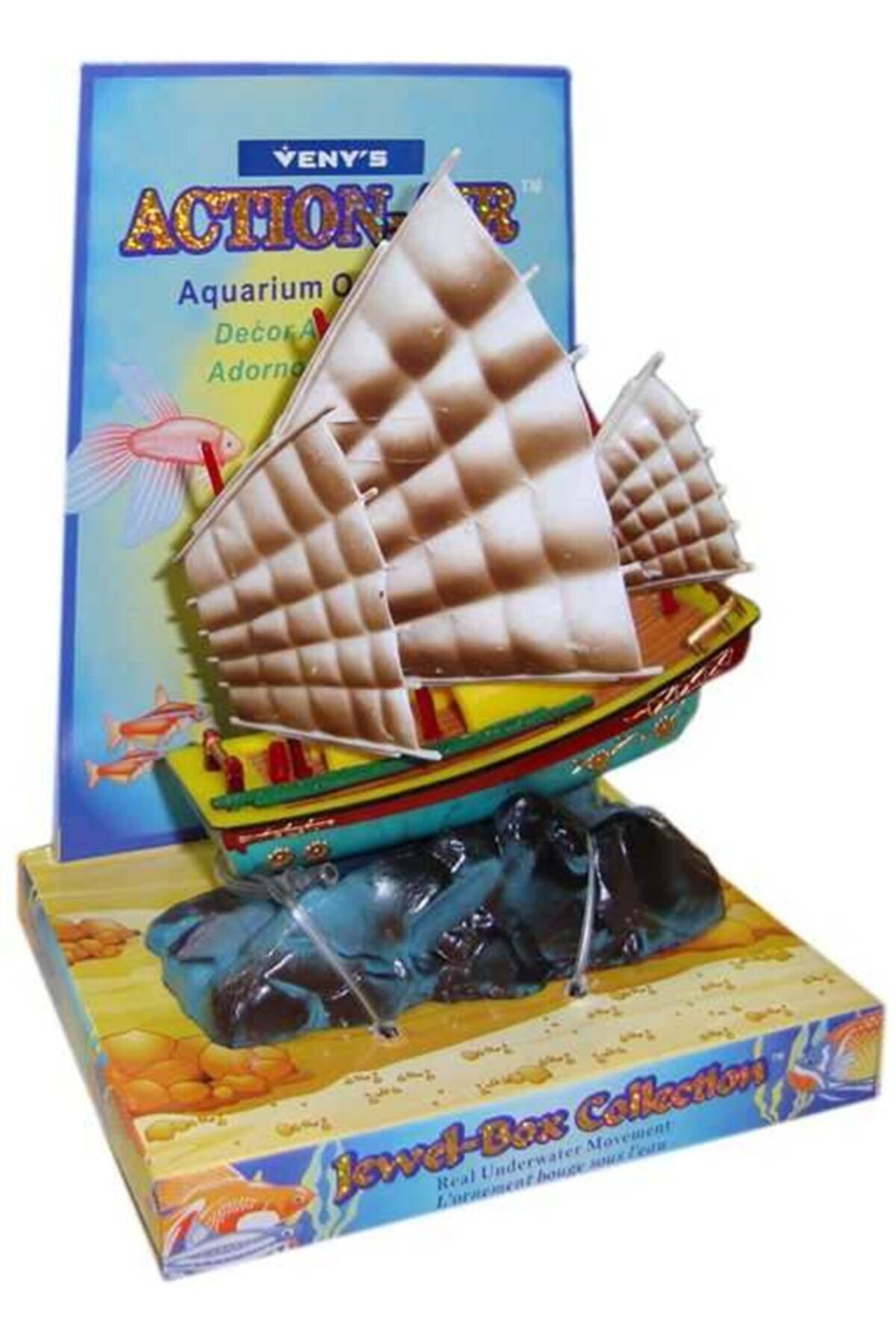 FatihPet Akvaryum Dekoru- Yelkenli