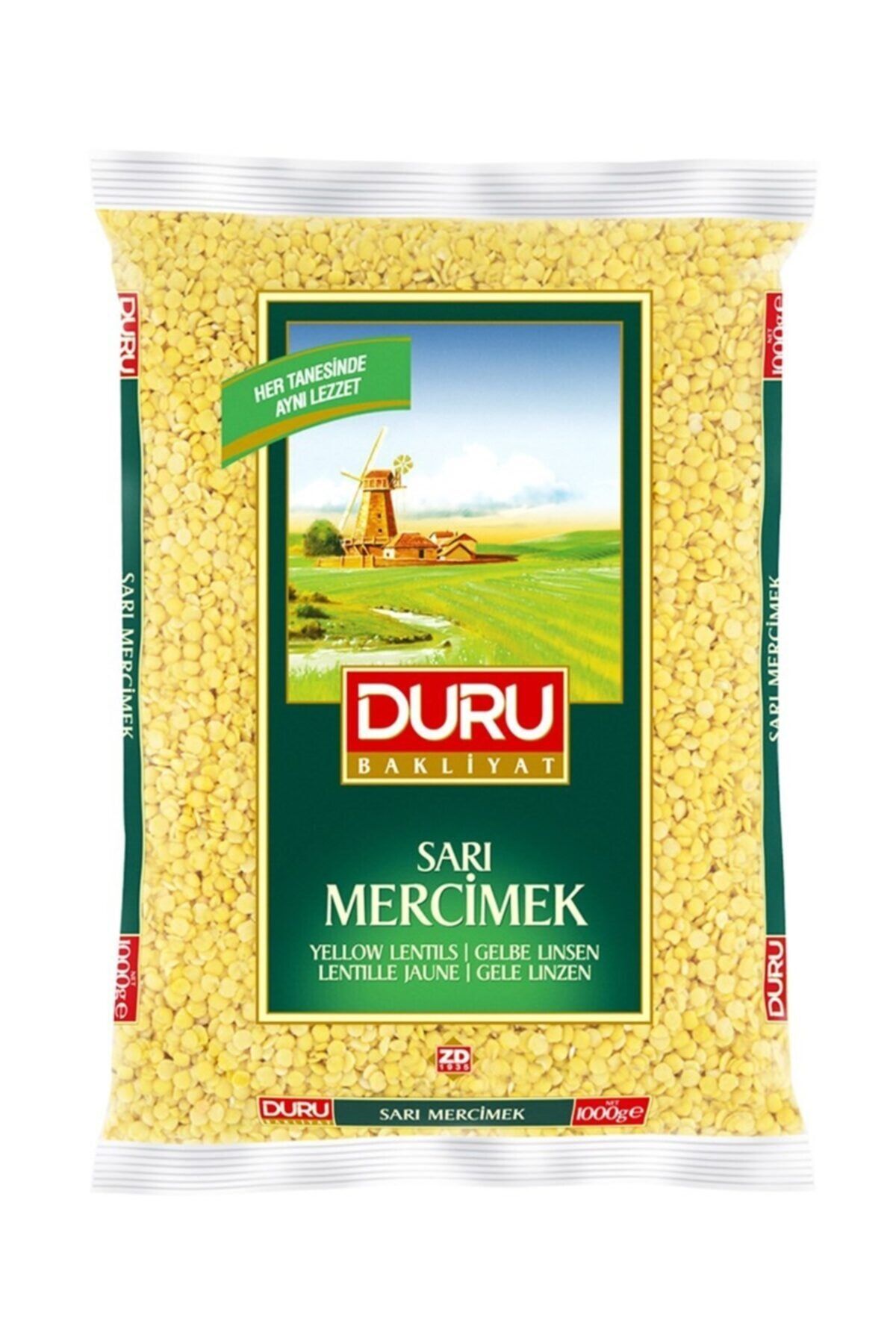 Duru Sarı Mercimek 1000 G