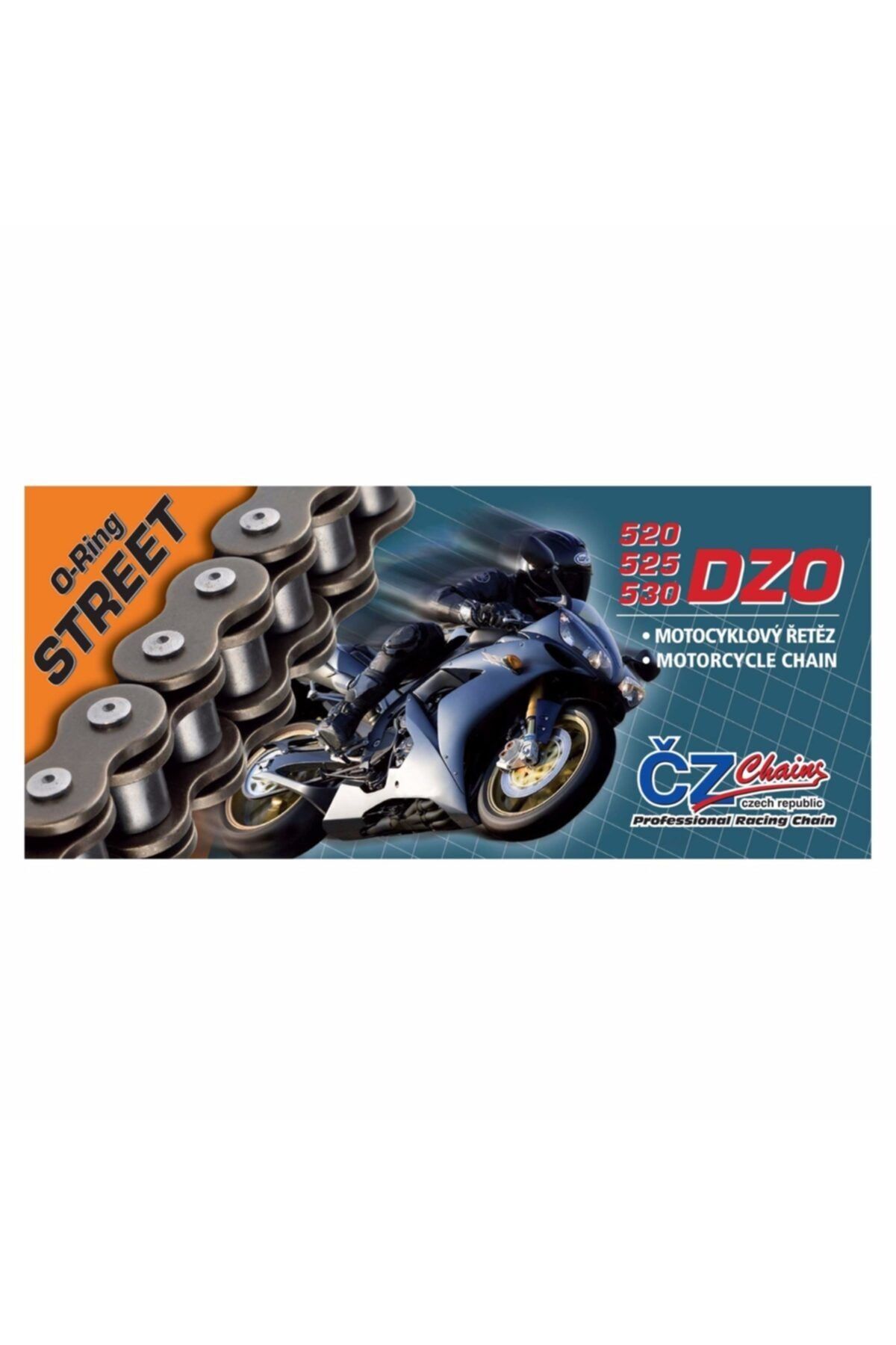 MOTOSPARTAN Cz 520 Dzo - 120l Oringli Motosiklet Zinciri