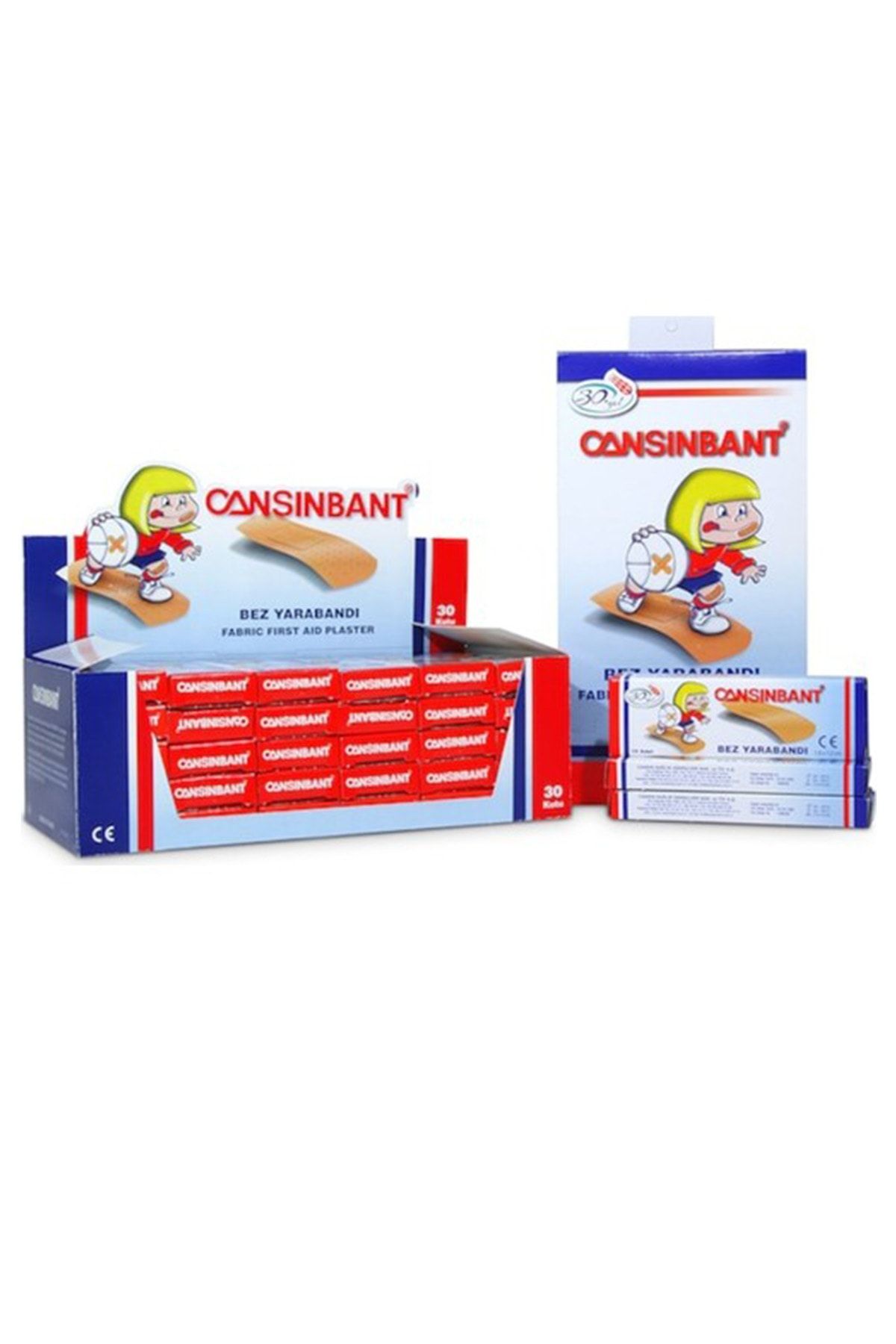 CANSIN BANT Bez Yarabandı 30'lu Paket (300) Adet