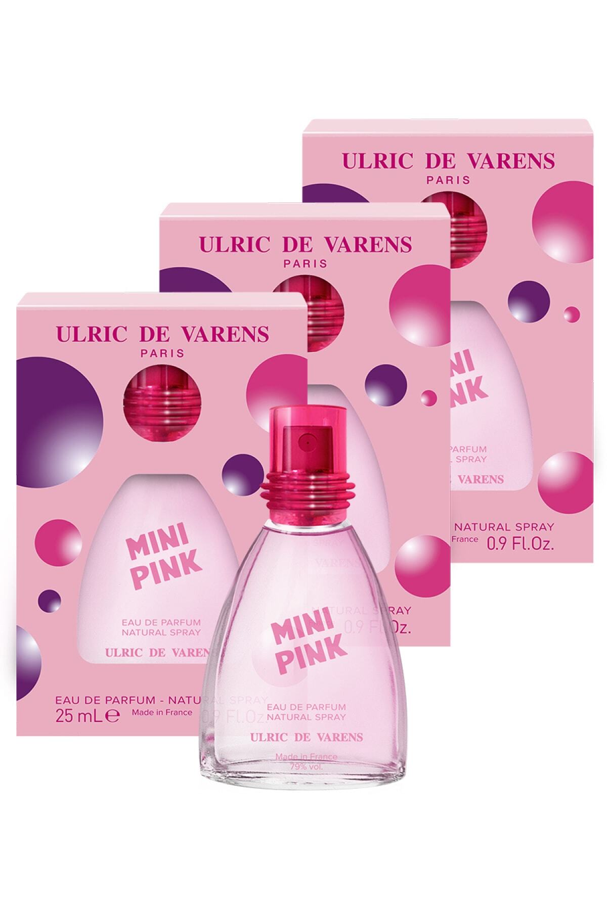 ulric de varens mini pink 3 lu set 3x25ml edp kadin parfum fiyati yorumlari trendyol