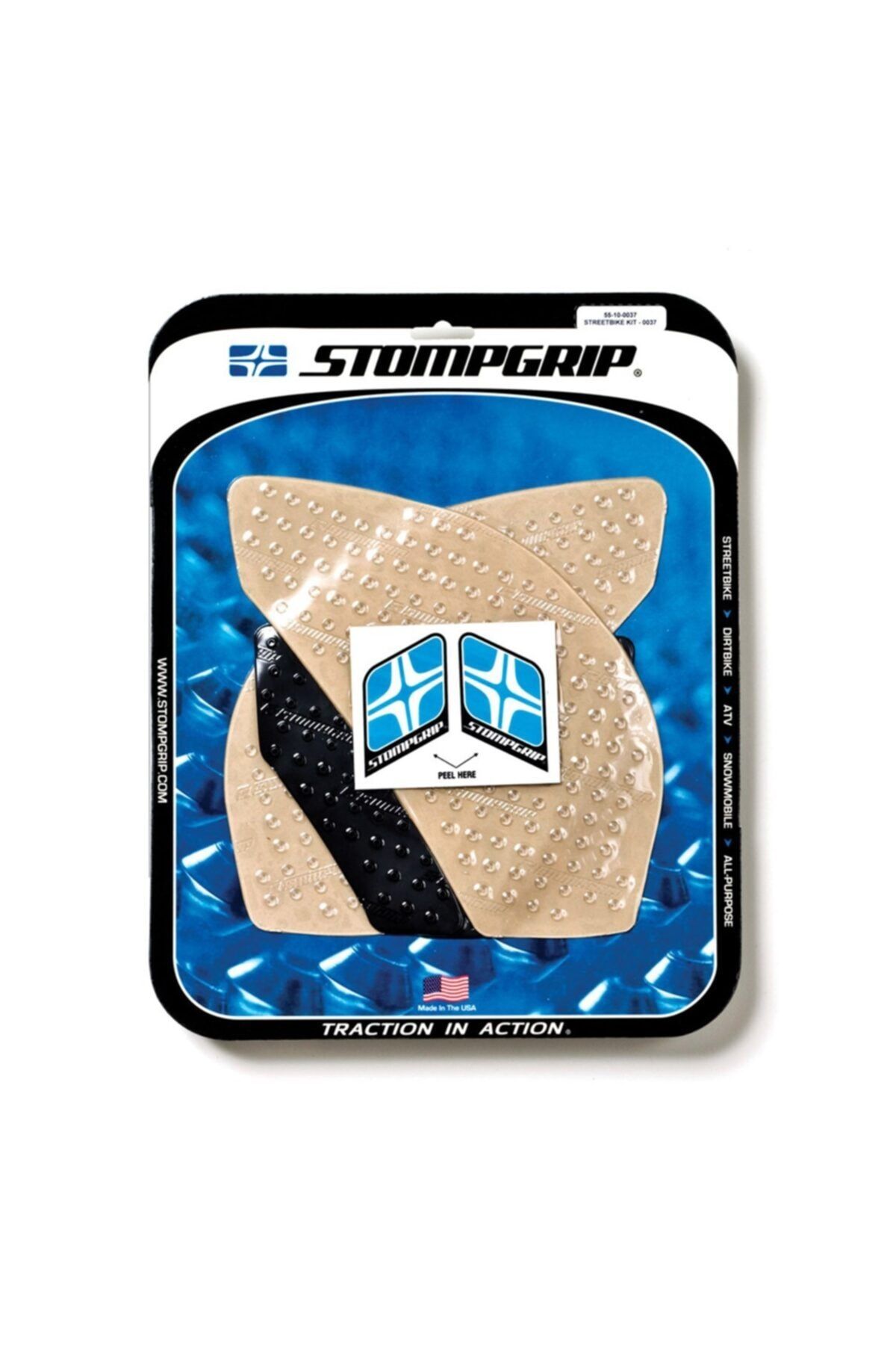 Puig Stompgrip Kawasaki Ninja Zx-6r 09-19 Şeffaf Depo Pad