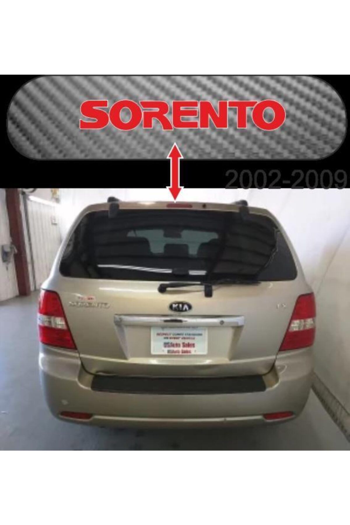 3M Kia Sorento Stop Sticker