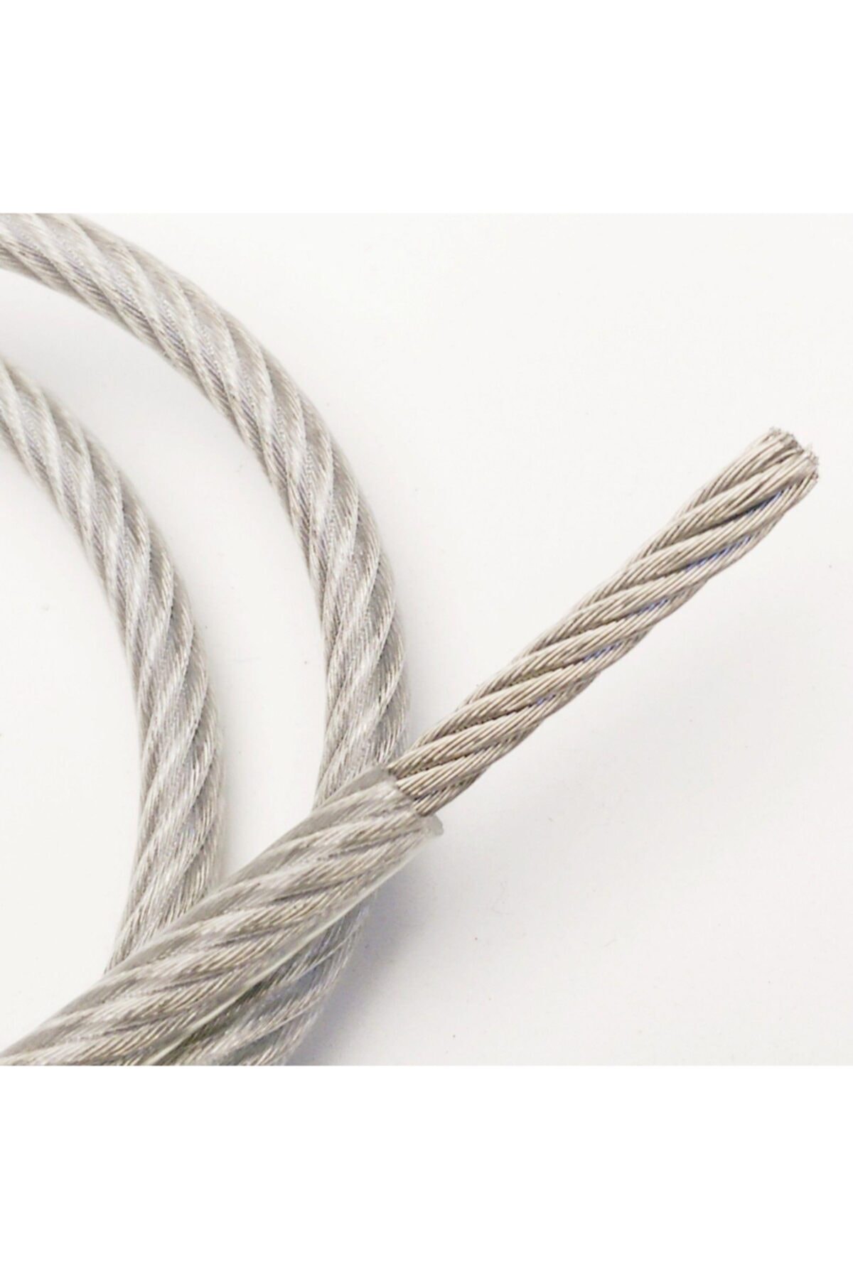 adelinspor 4 Mm Pvc Kaplı Çelik Halat ( Izoleli,iç 3 Mm) 50 M