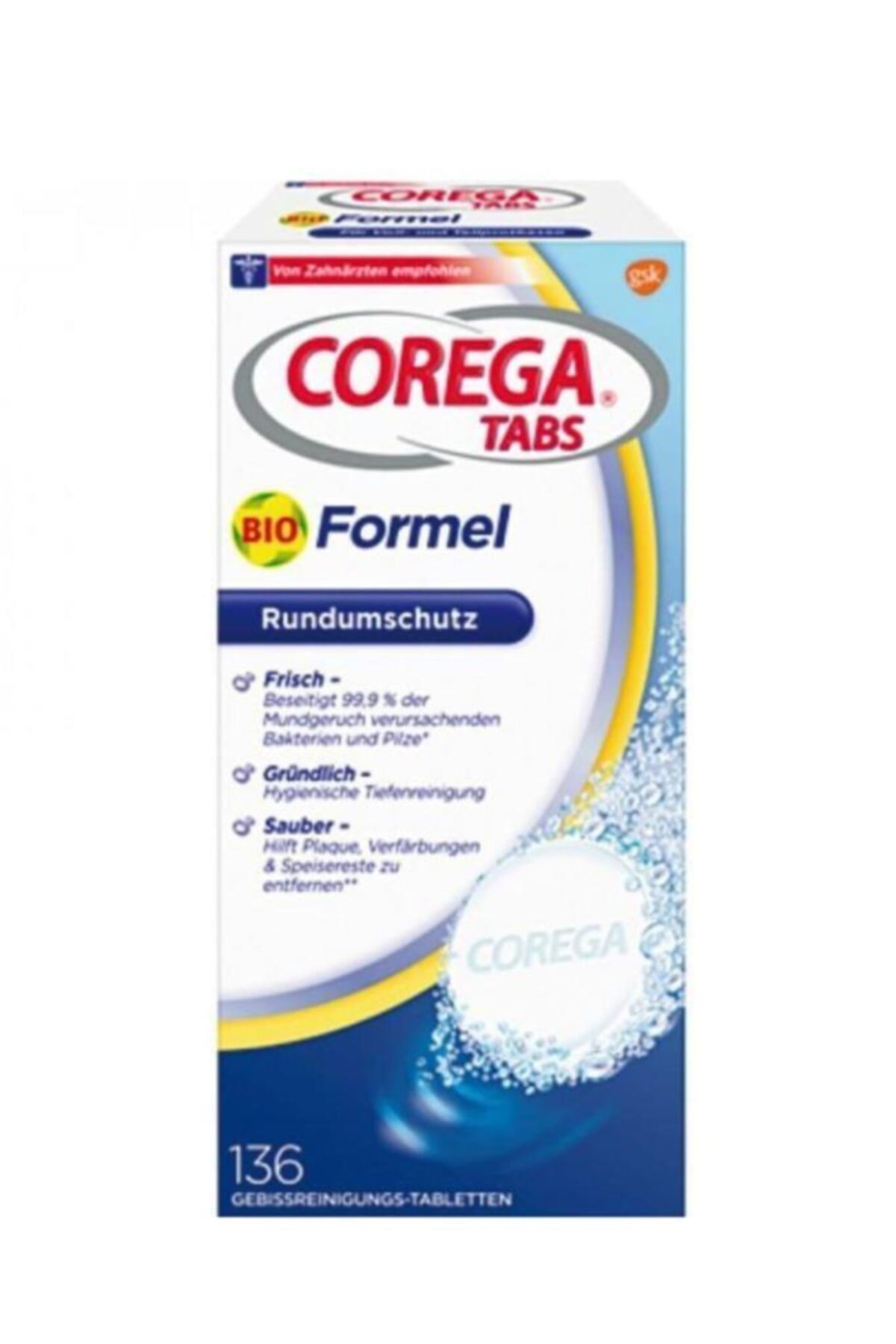 Corega Protez Temizleme Tableti 66 Deutsch