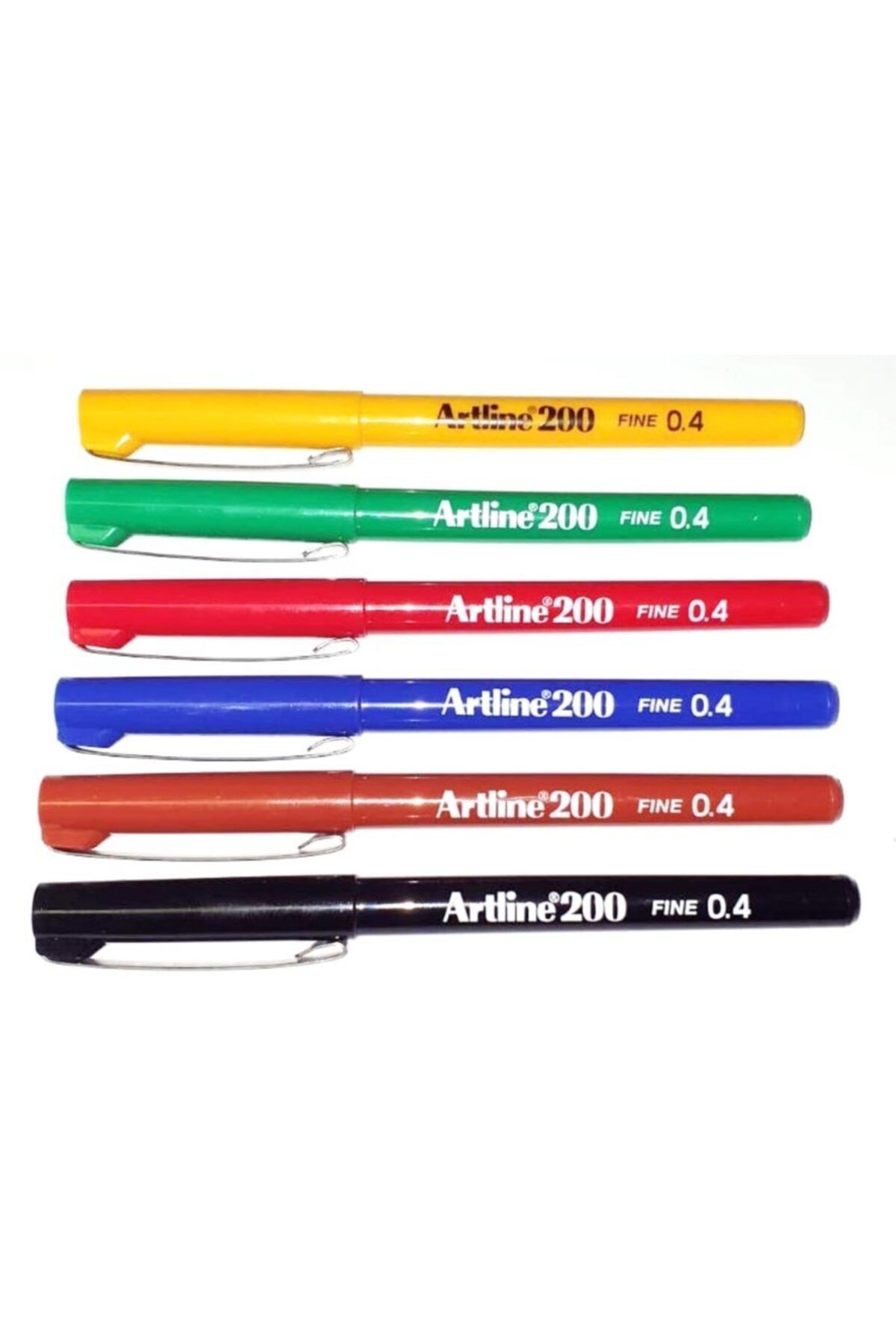 artline 200 Fine 0,4 Çizim Kalemi 6'lı Set -1