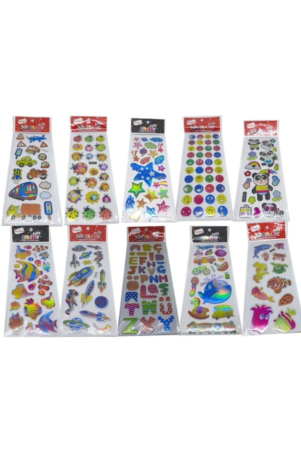 Ticon Puffy 3d Sticker 10lu B