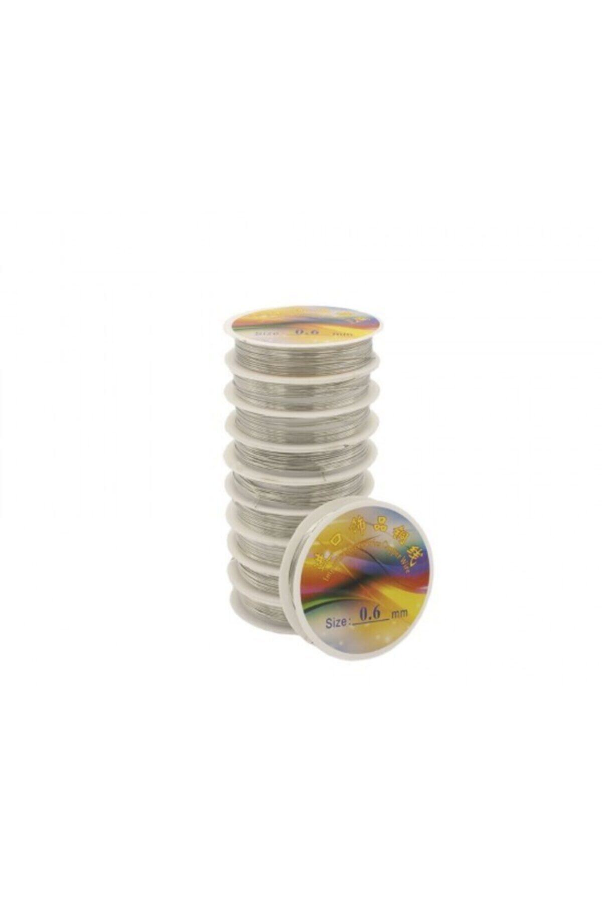 HaserEticaret Tel Misina 0,60 Mm Gümüş