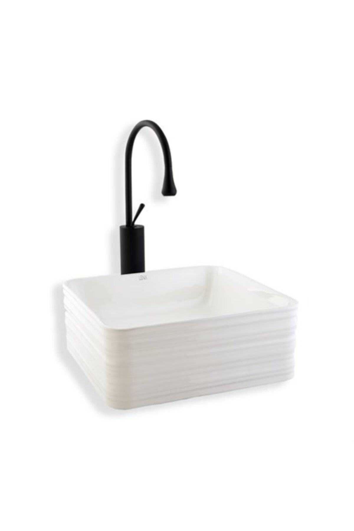 LENA E-2105 Tezgah Üstü Porselen Lavabo