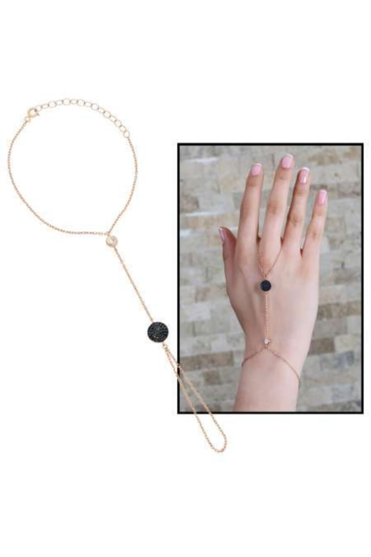 Gümüş Hediye Al Kadın Siyah Zirkon Taşlı 925 Ayar Gümüş Şahmeran Bileklik