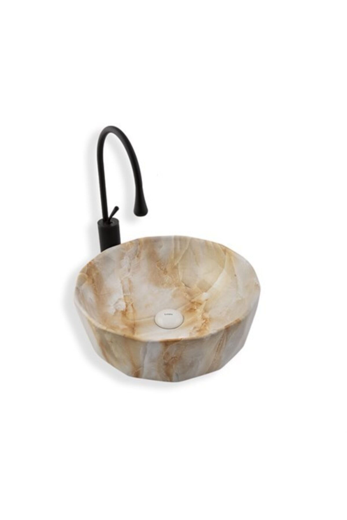 LENA E-2110m2 Tezgah Üstü Porselen Lavabo