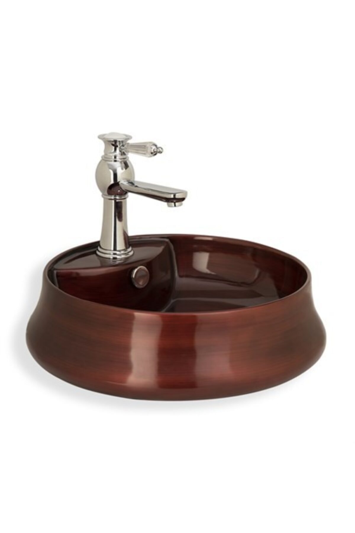 LENA E-4045-3 Tezgah Üstü Porselen Lavabo