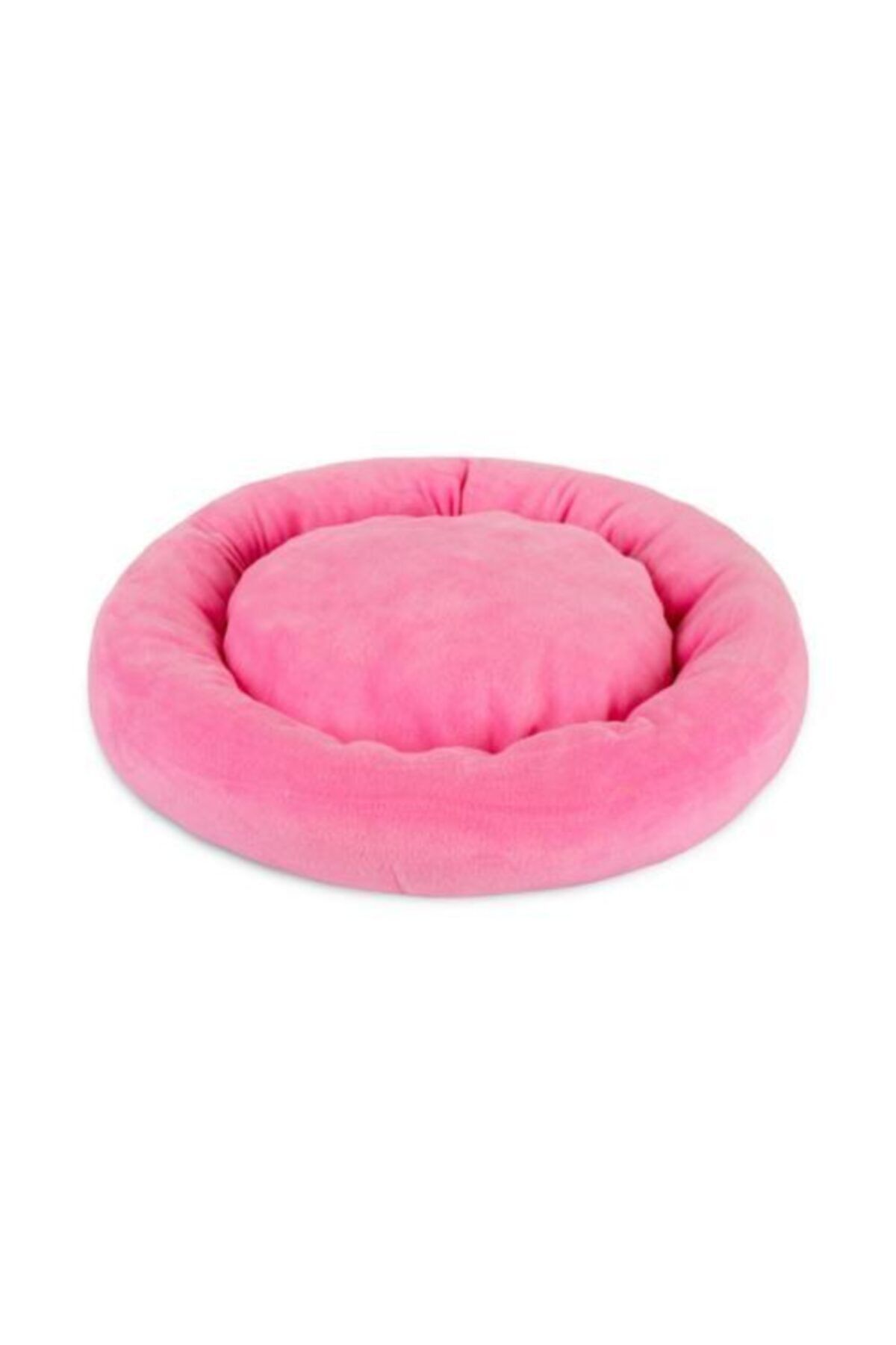 PetGross Kedi Simit Yatağı - Minderi Pembe 55x20 Cm