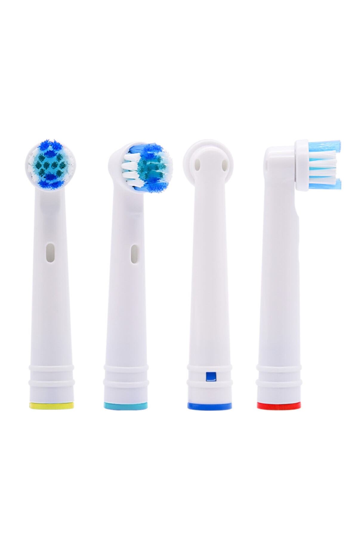 Kyver Oral-b Uyumlu Precision Clean 8’li Diş Fırçası Yedek Başlığı