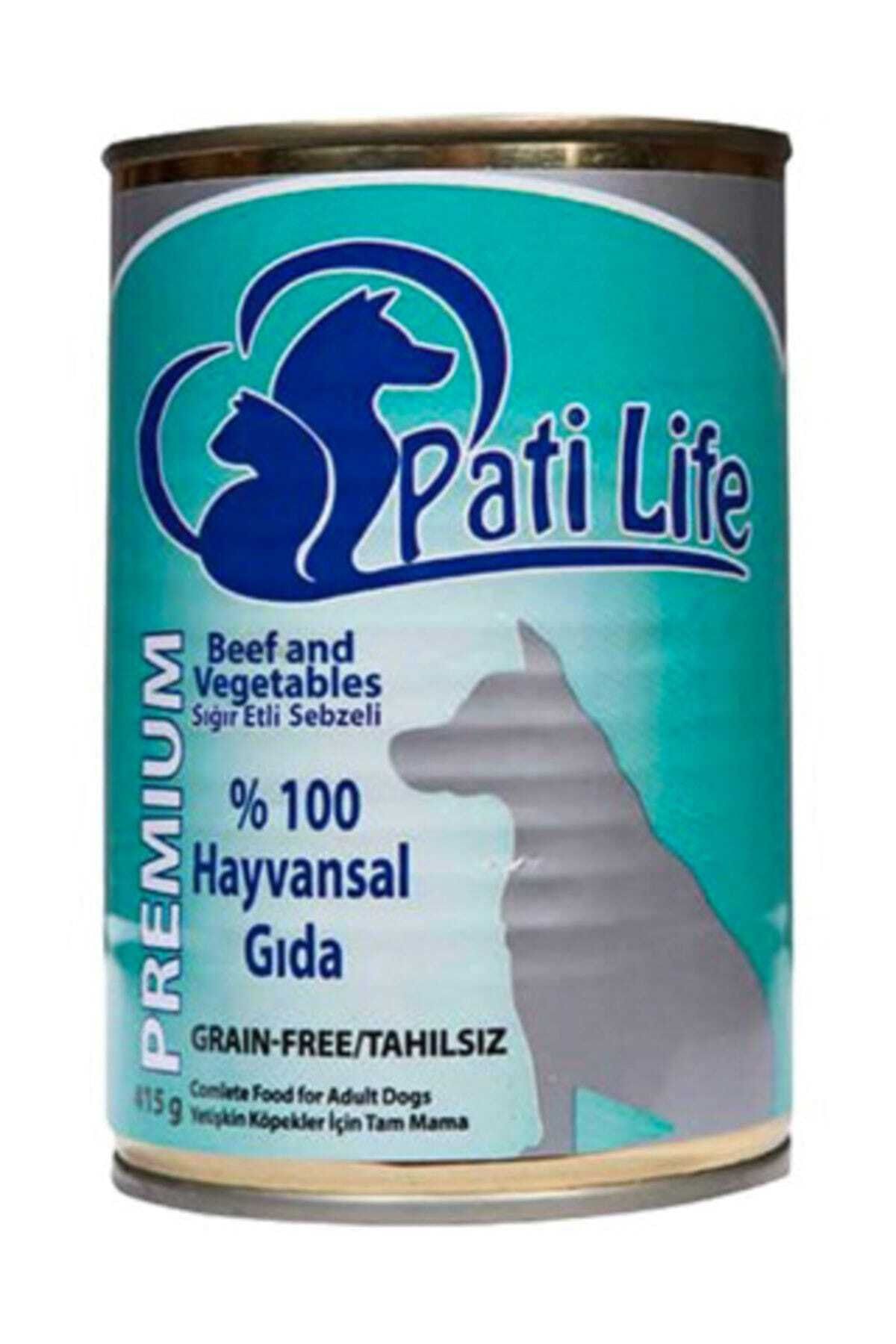 pati life patilife sigir etli sebzeli kopek konservesi 415 gr x 24 lu koli fiyati yorumlari trendyol