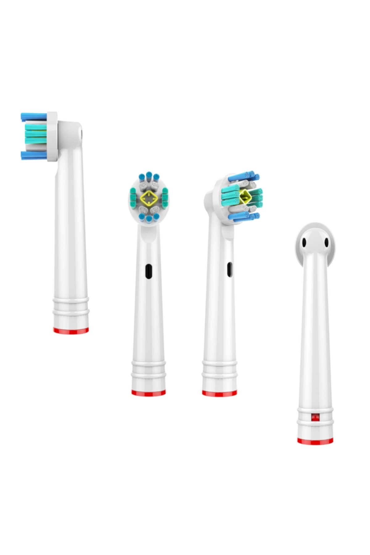 Kyver Oral-b Uyumlu 3d White 4’lü Dış Fırçası Yedek Başlığı