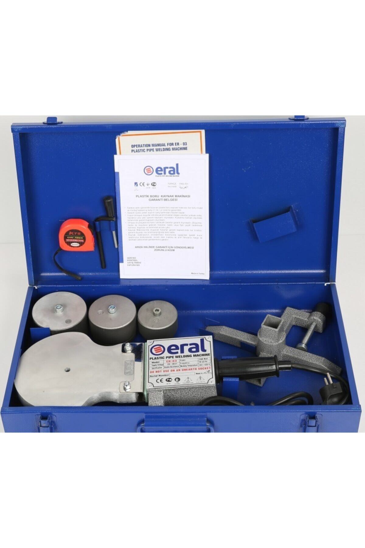 Eral Pprc (PVC) Kaynak Setı Buyuk Cap 50 -63-75 Mm Pafta Dahıl