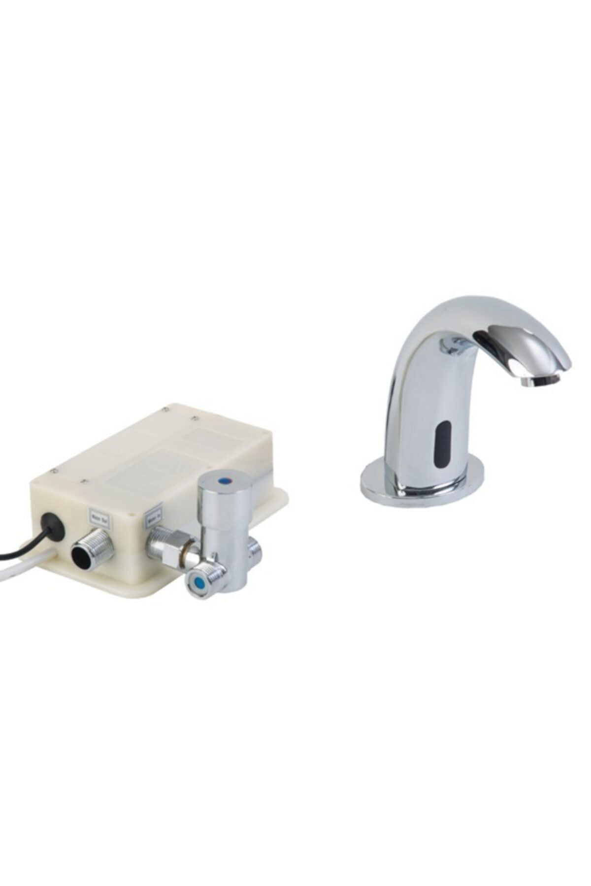 GMS Ft011 Fotoselli (sensörlü) Lavabo Bataryası Çift Su Girişli - Pilli Ve Elektirikli