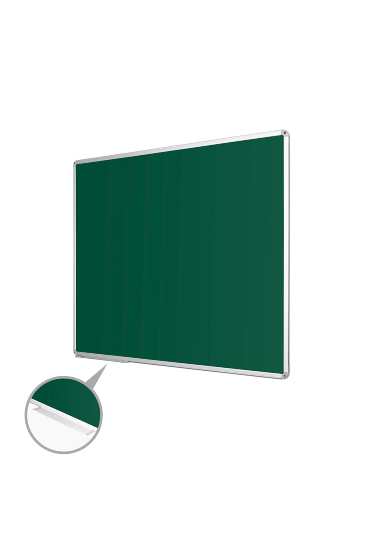 Penguen 120x240 Alüminyum Çerçeve Duvara Monte Laminat Yazı Tahtası Yeşil