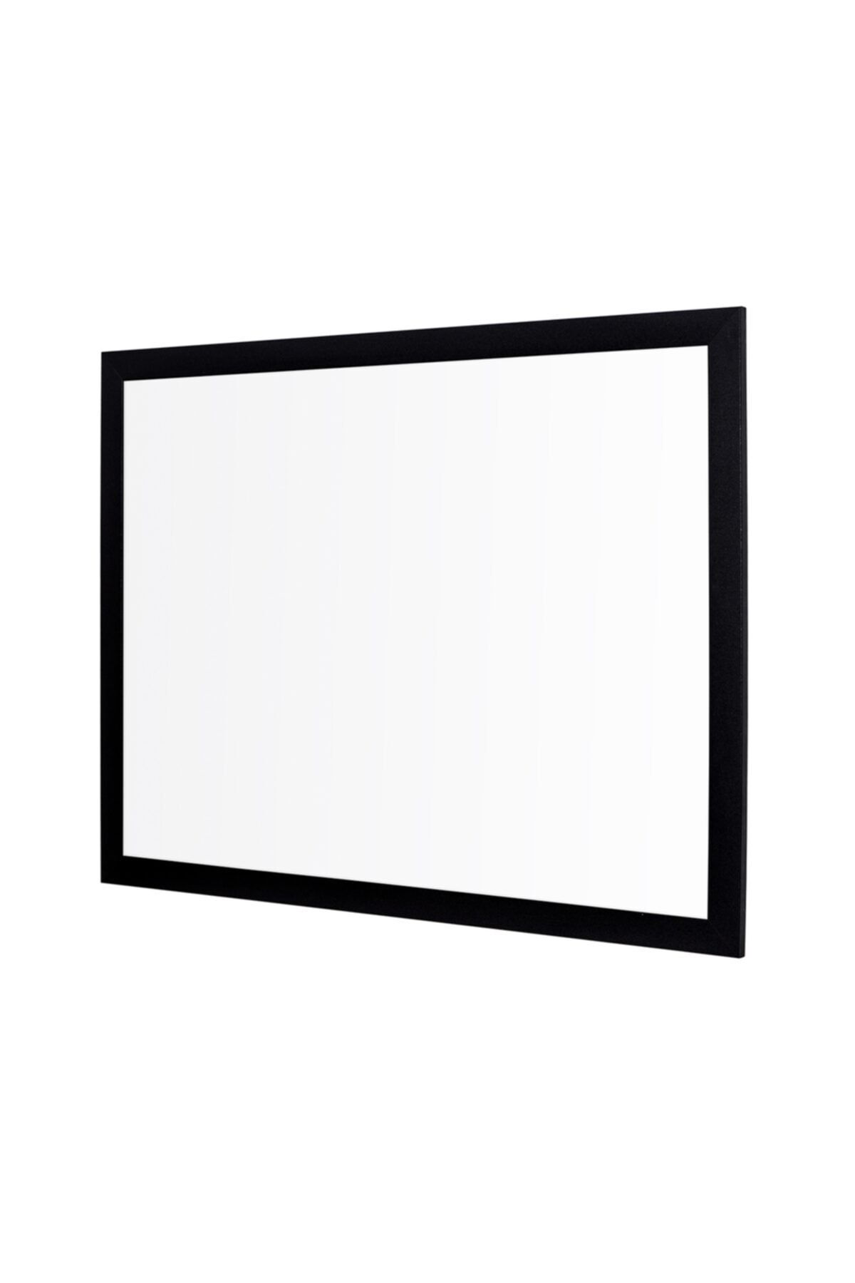 Penguen 50x70 Lüks Mdf Çerçeve Duvara Monte Laminat Yazı Tahtası Beyaz