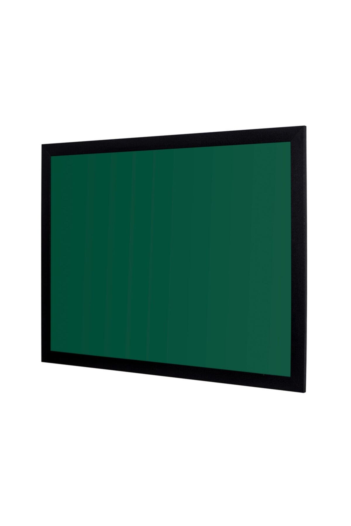 Penguen 100x130 Lüks Mdf Çerçeve Duvara Monte Laminat Yazı Tahtası Yeşil