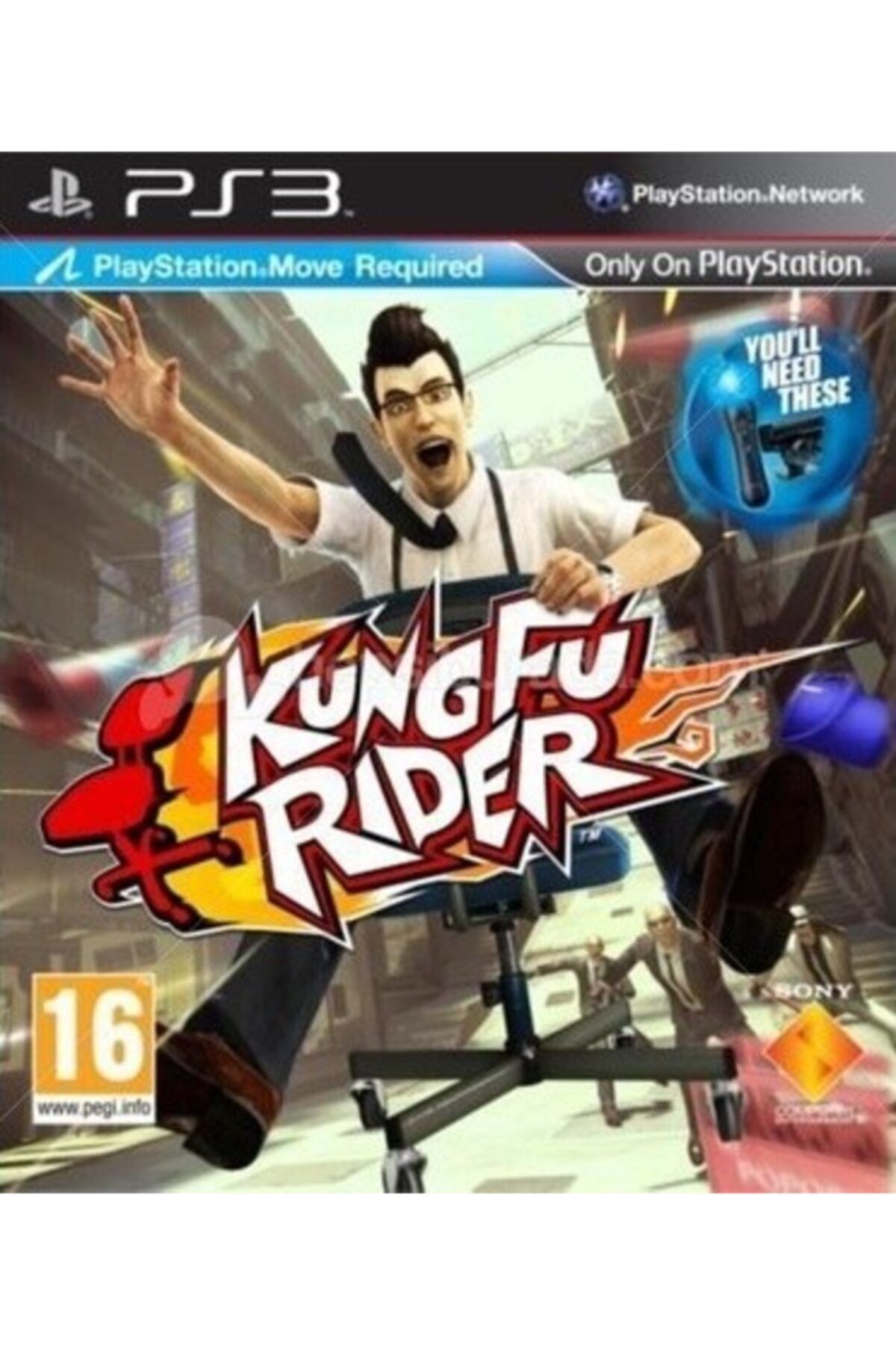 Sony Ps3 Kungfu Rıder - Orjinal Oyun - Sıfır Jelatin