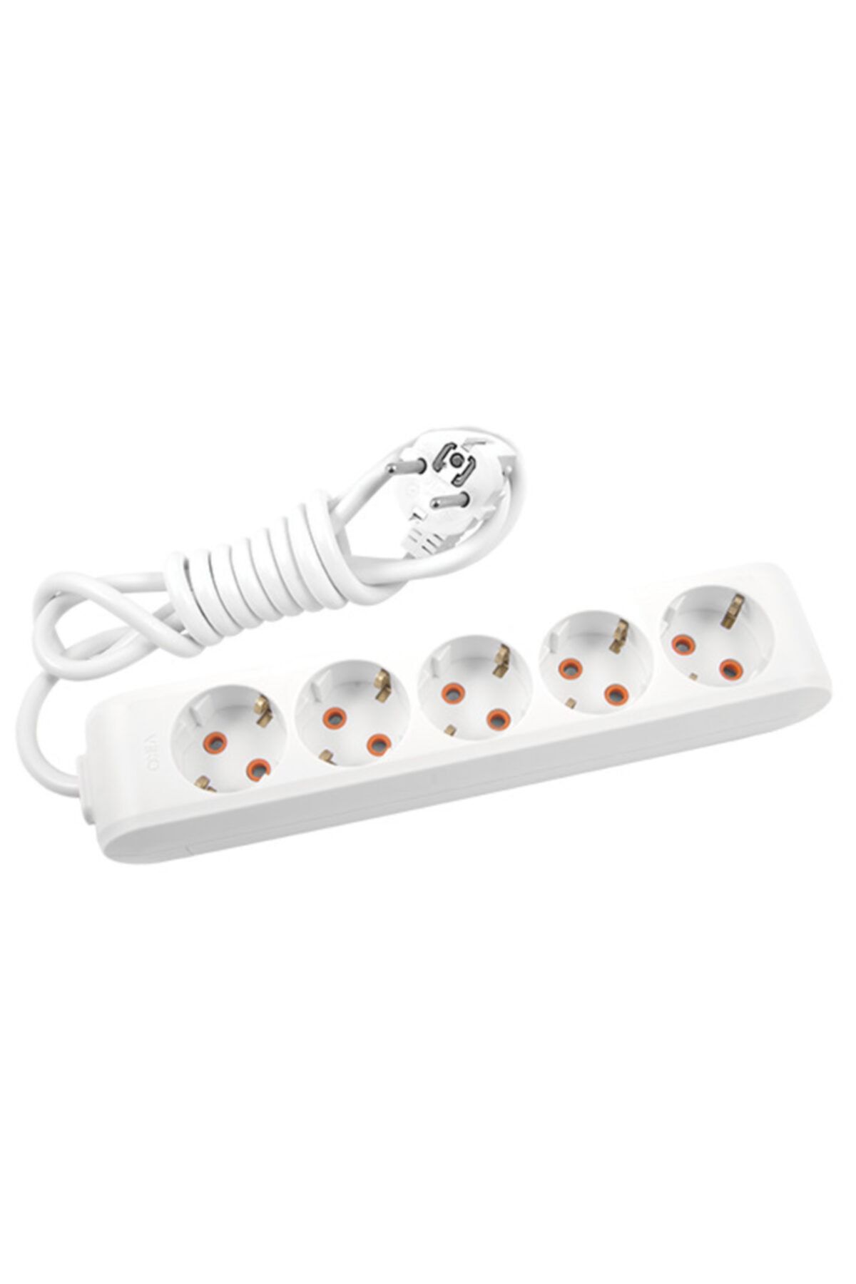 VİKO Multi-let 5li Topraklı 2 Metre Priz (beyaz)