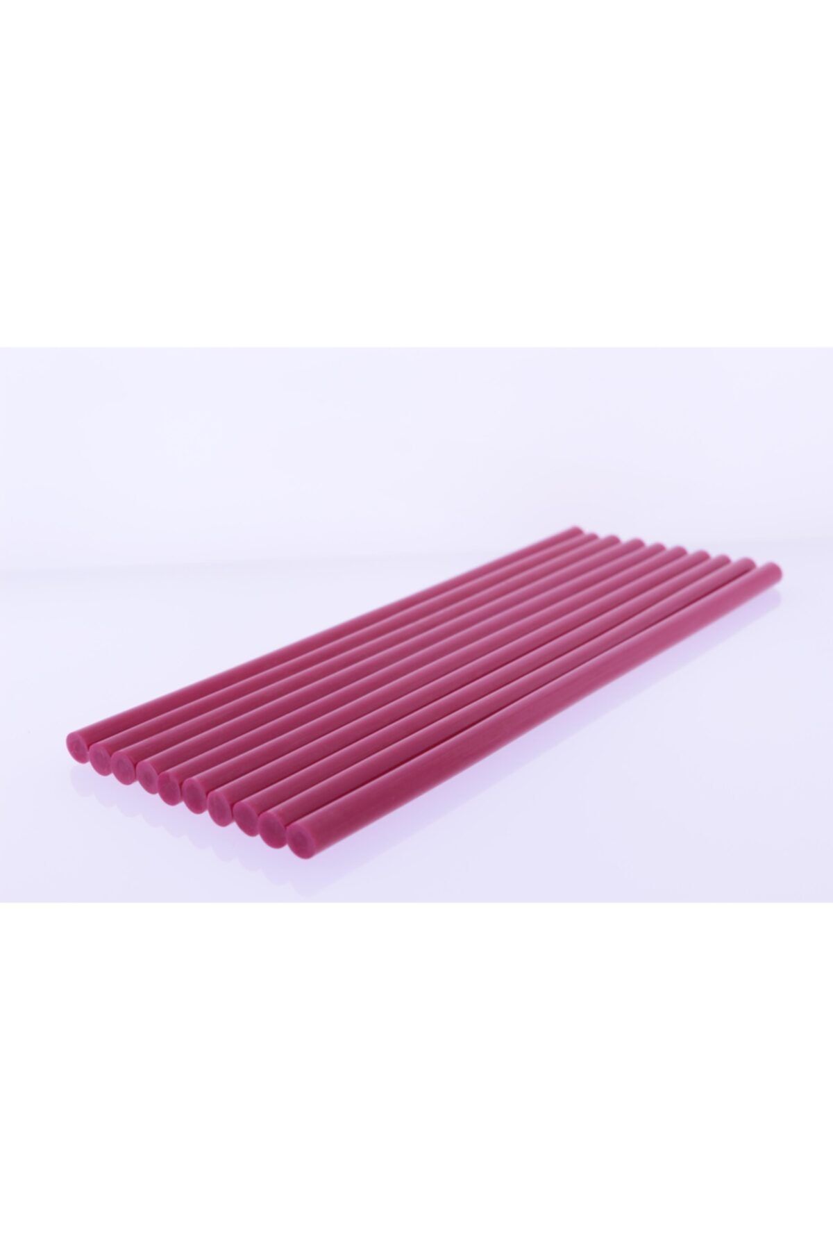 WINNBOSS Sıcak Silikon Mum Çubuk Kırmızı - Kalın 11x300 mm 10*lu Paket