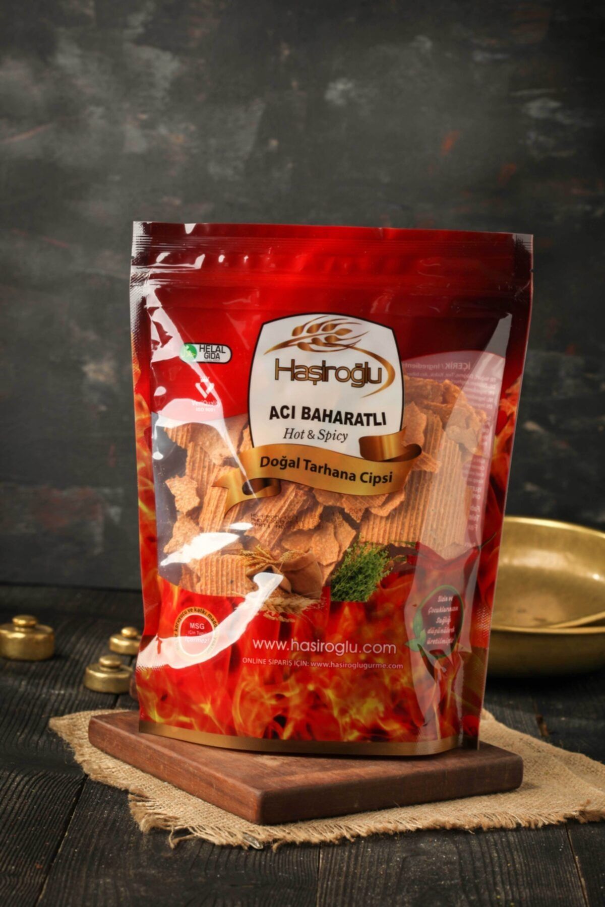 Saraymar Haşiroğlu Acı Baharatlı Çerezlik Tarhana Cipsi 450gr
