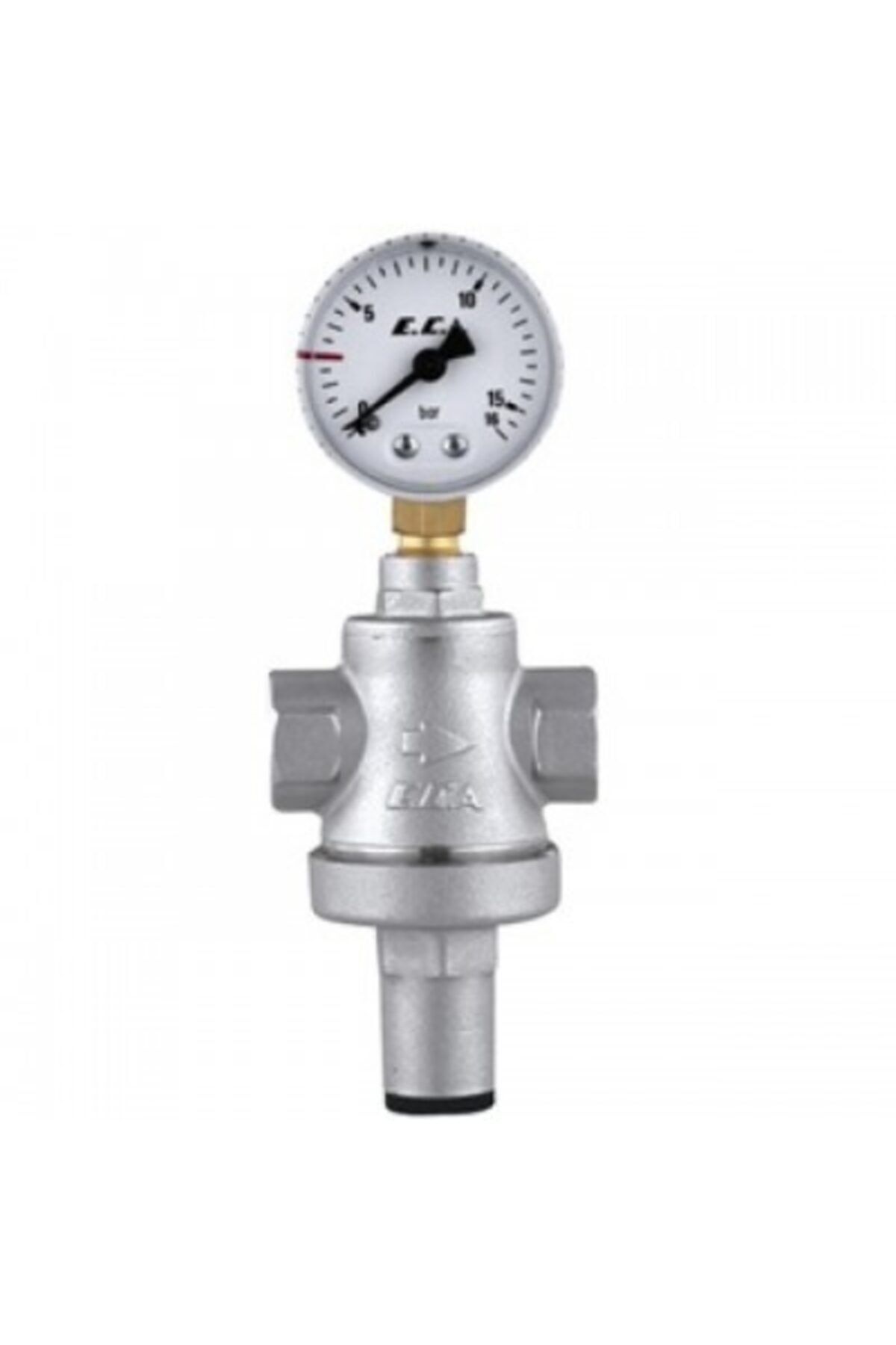 Eca 1/2 Manometreli Basınç Düşürücü Valf Pistonlu 602111005