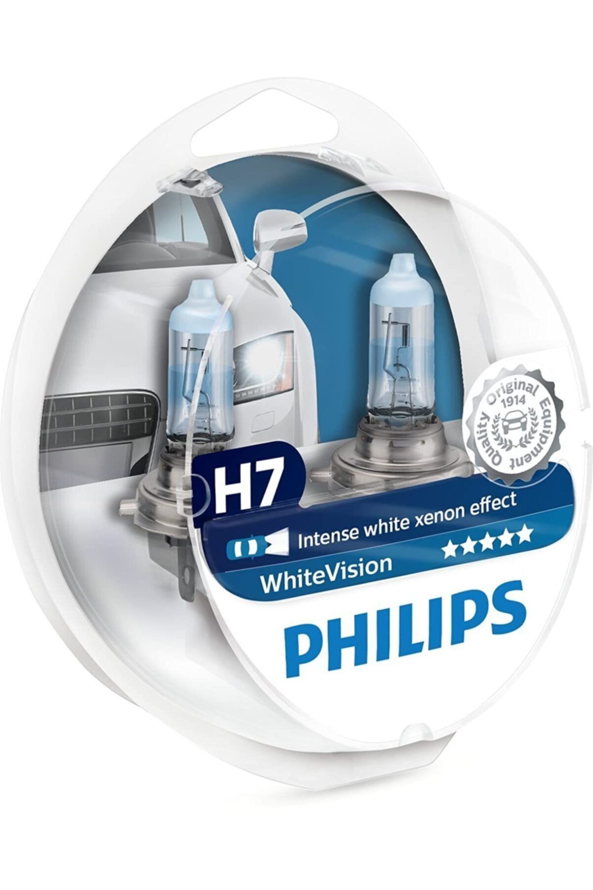 philips white vision h7 beyaz halojen performans ampulu 60 fazla isik 12972whvsm fiyati yorumlari trendyol