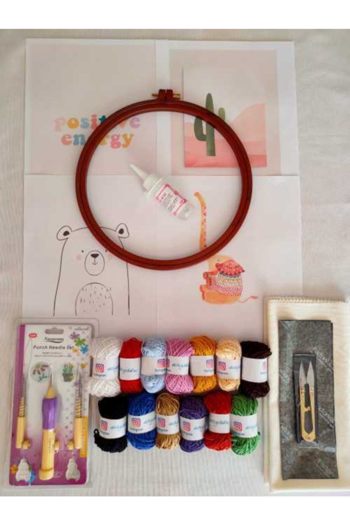 Dafne Dükkan Dafne Pastel Renkler Punch Başlangıç Seti