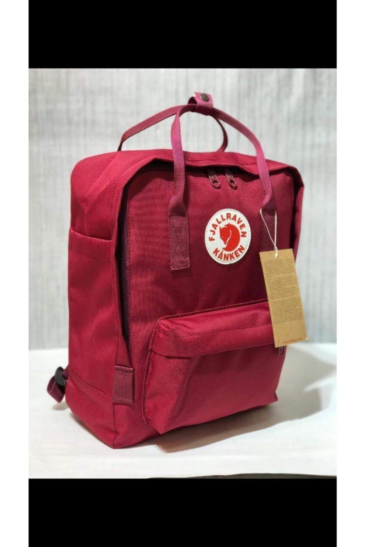 Kanken Mini Unisex Kirmizi Sirt Cantasi Kadin Canta 3459345 Superstep